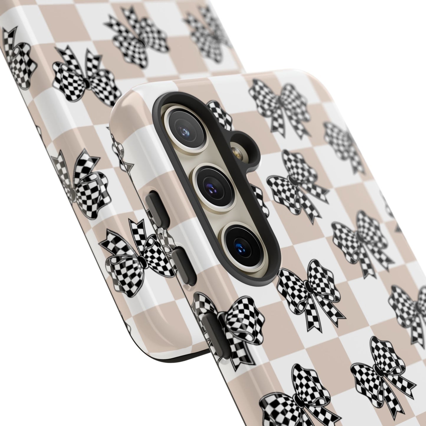 iPhone 16, Samsung S25, Google Pixel 9 Tough Phone Case, Coquette Retro Design All Models