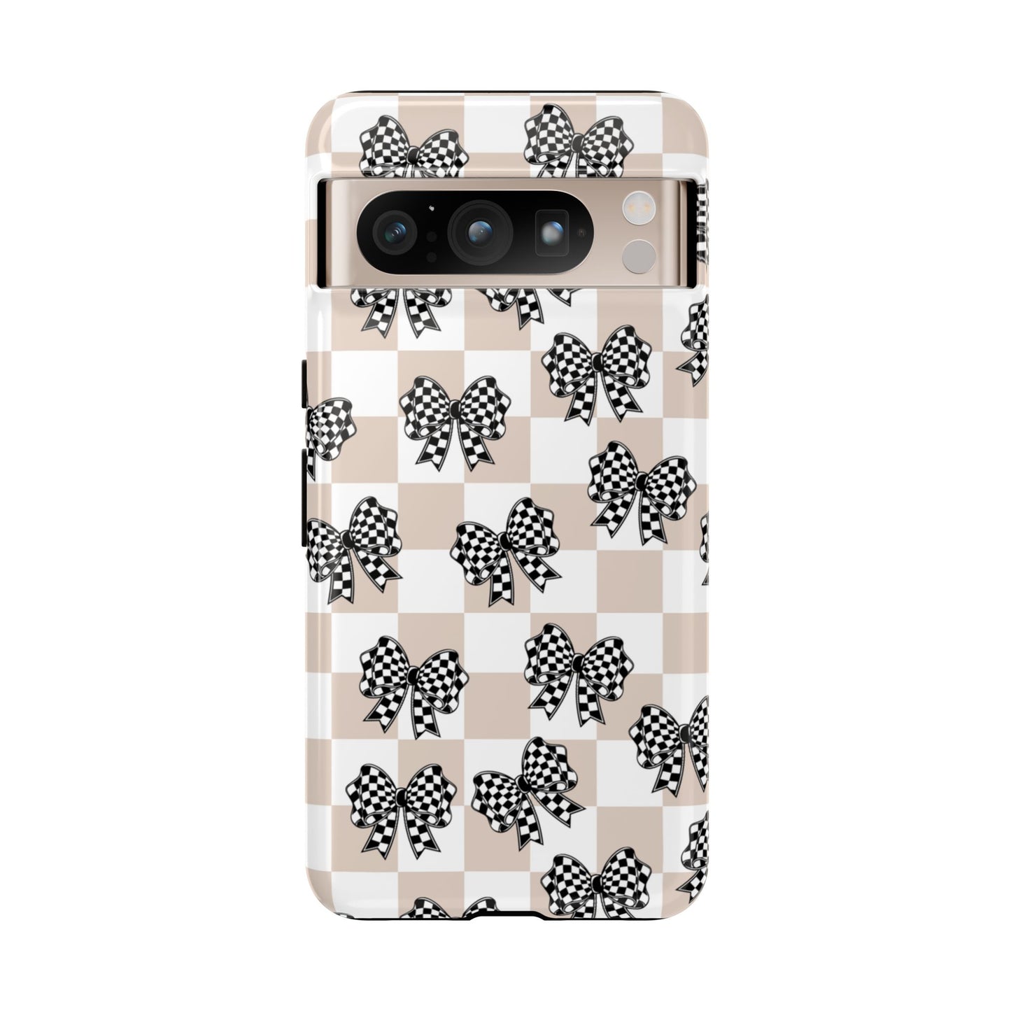 iPhone 16, Samsung S25, Google Pixel 9 Tough Phone Case, Coquette Retro Design All Models
