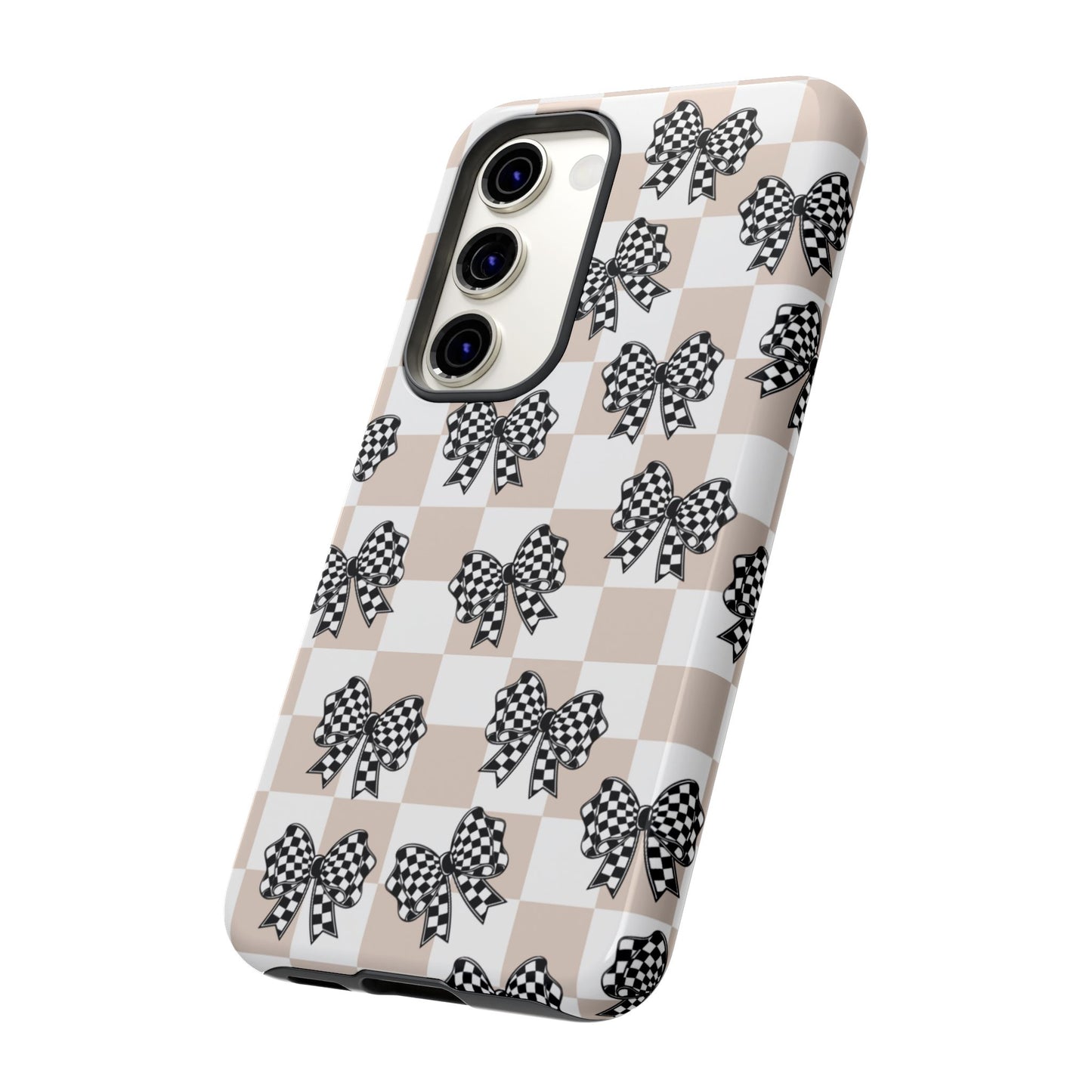 iPhone 16, Samsung S25, Google Pixel 9 Tough Phone Case, Coquette Retro Design All Models