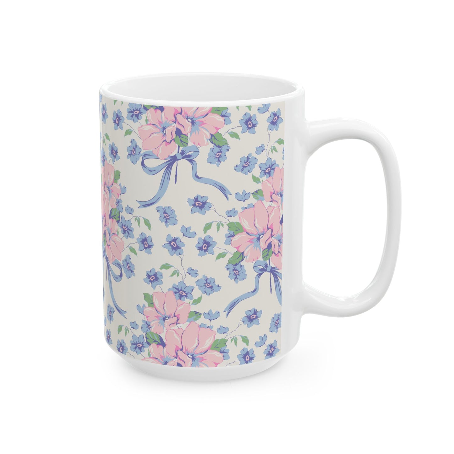 Coquette Floral Pastel Coffee Cup