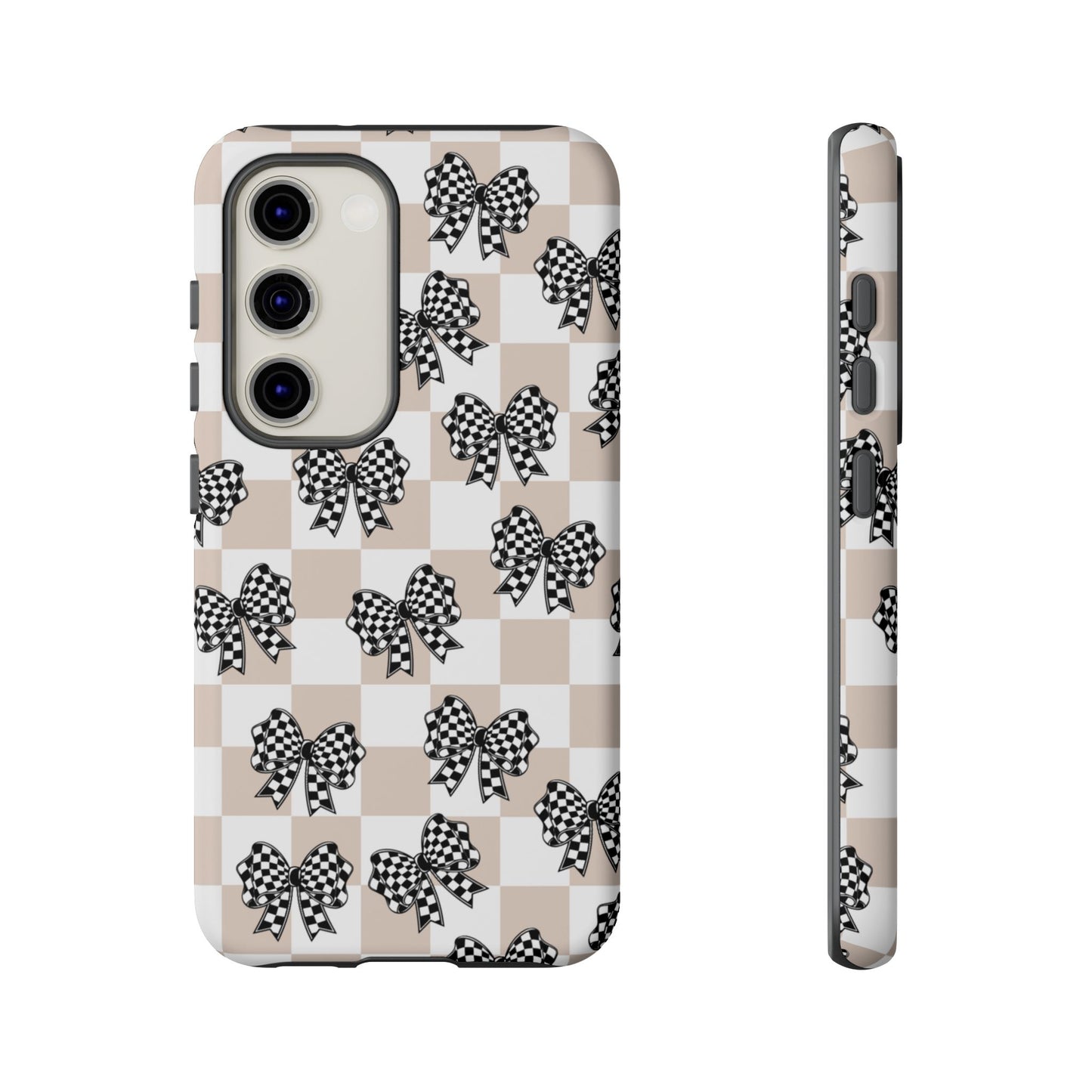 iPhone 16, Samsung S25, Google Pixel 9 Tough Phone Case, Coquette Retro Design All Models
