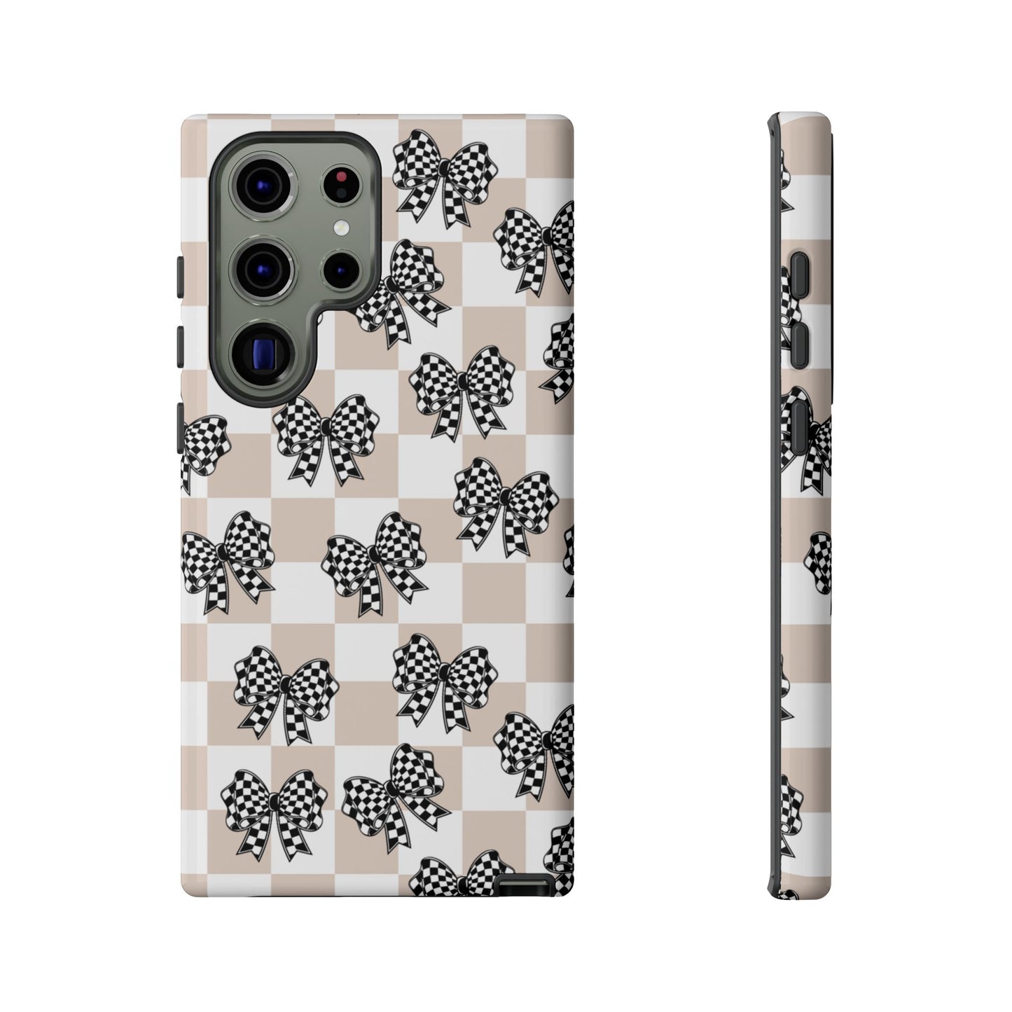 iPhone 16, Samsung S25, Google Pixel 9 Tough Phone Case, Coquette Retro Design All Models