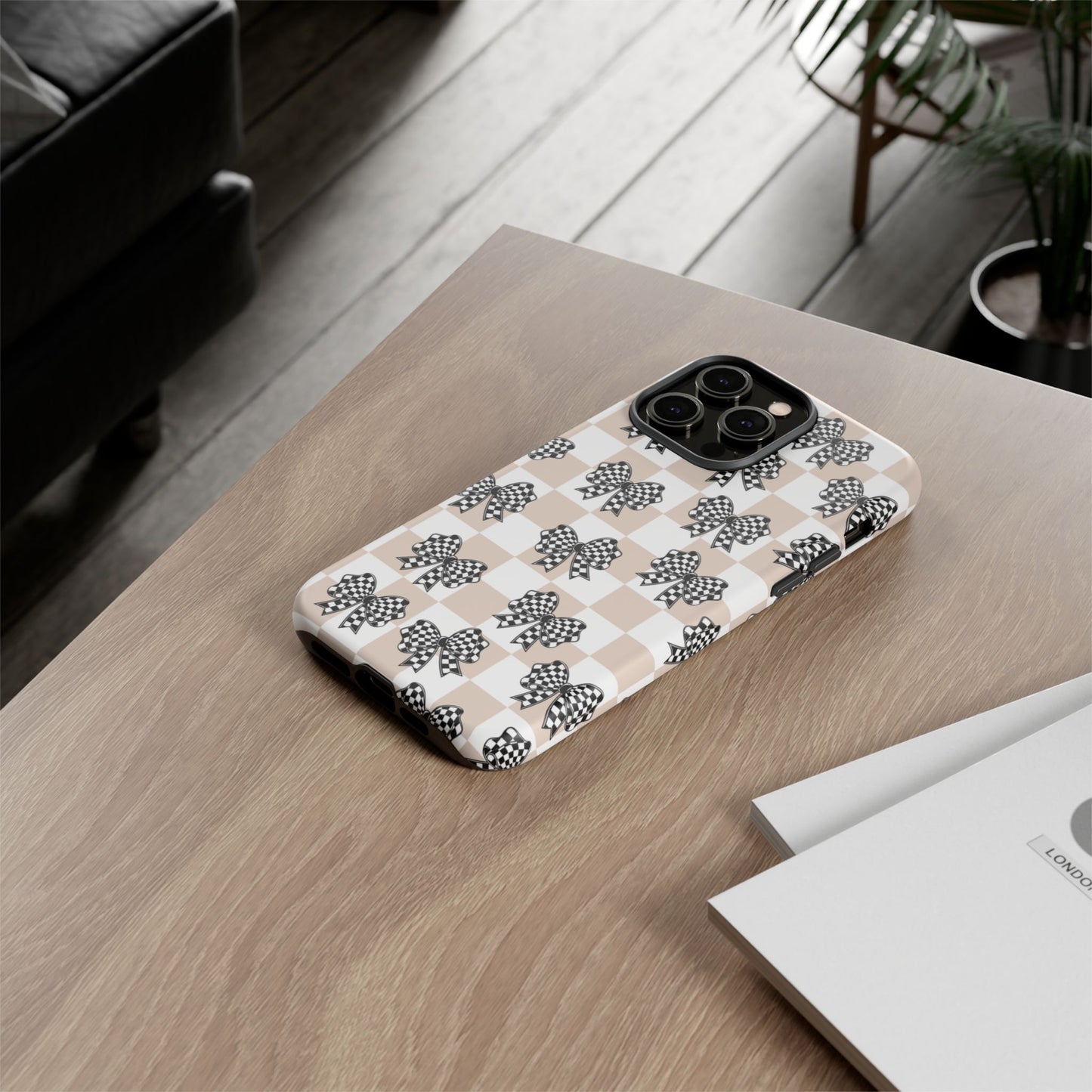 iPhone 16, Samsung S25, Google Pixel 9 Tough Phone Case, Coquette Retro Design All Models