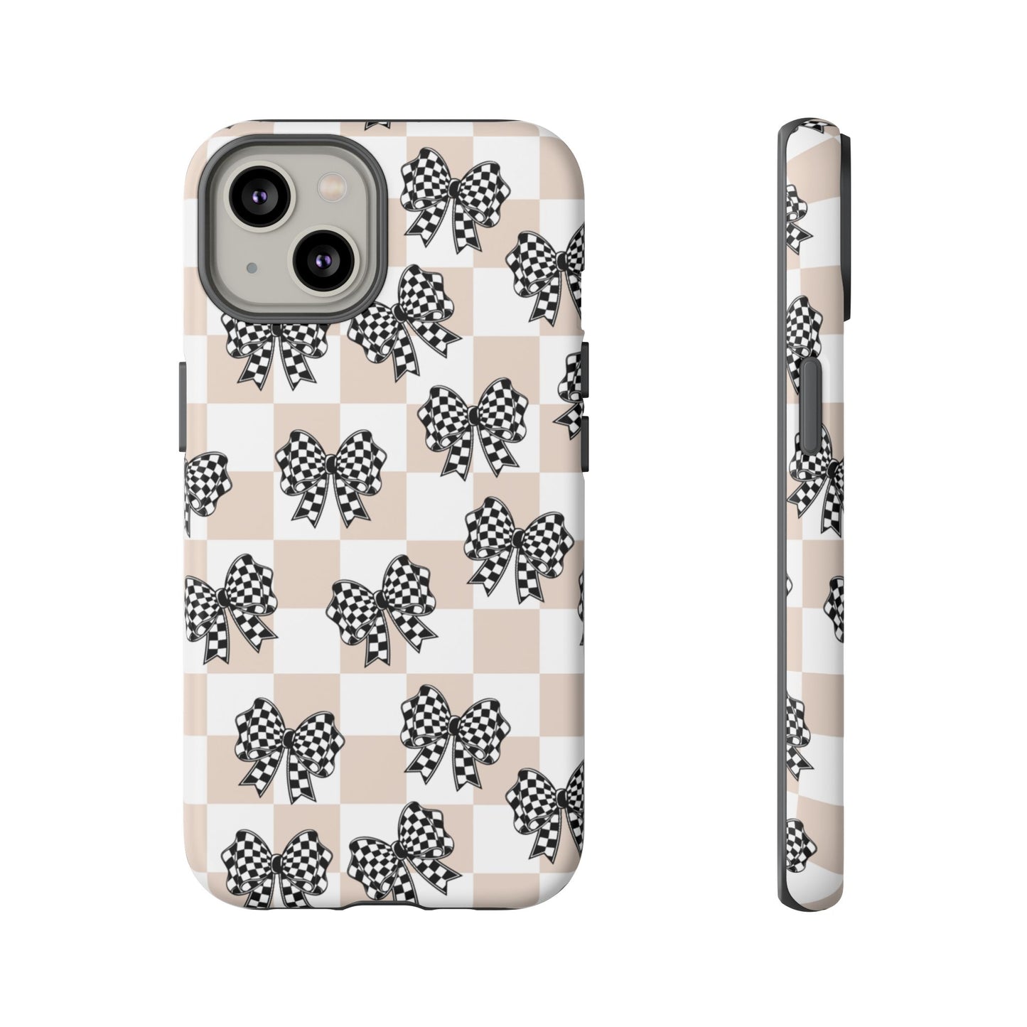 iPhone 16, Samsung S25, Google Pixel 9 Tough Phone Case, Coquette Retro Design All Models