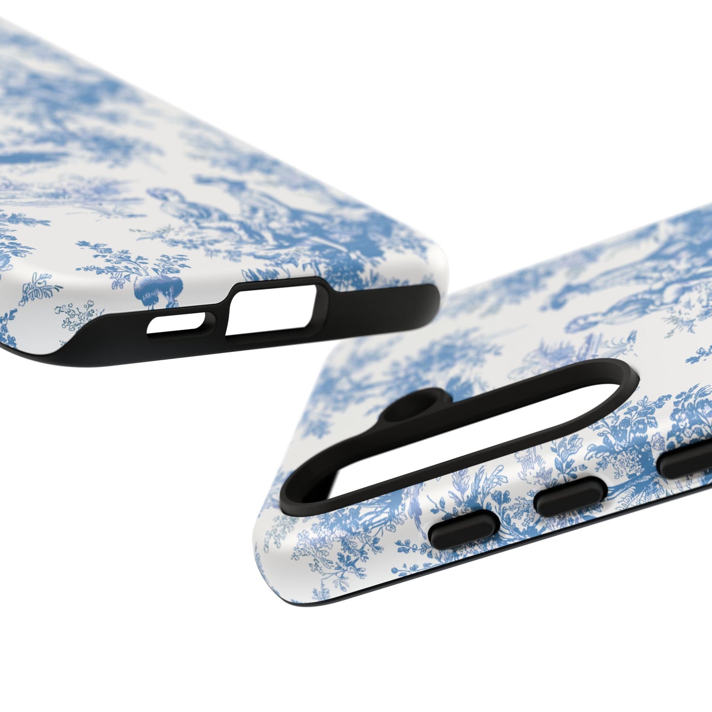 Blue Toile Phone Case – Cover for iPhone, Samsung, Google Pixel