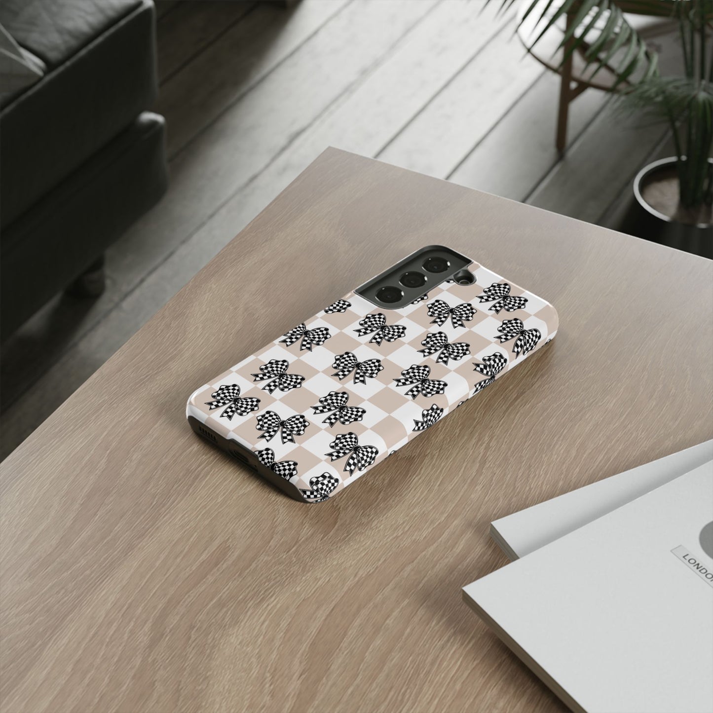 iPhone 16, Samsung S25, Google Pixel 9 Tough Phone Case, Coquette Retro Design All Models