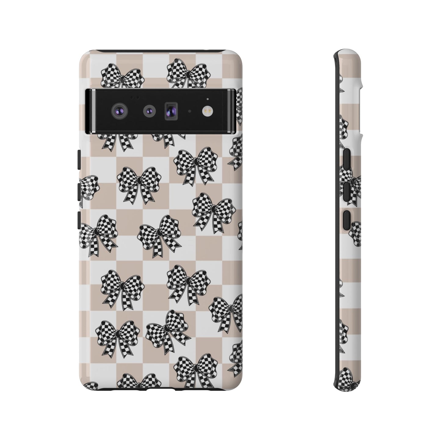 iPhone 16, Samsung S25, Google Pixel 9 Tough Phone Case, Coquette Retro Design All Models