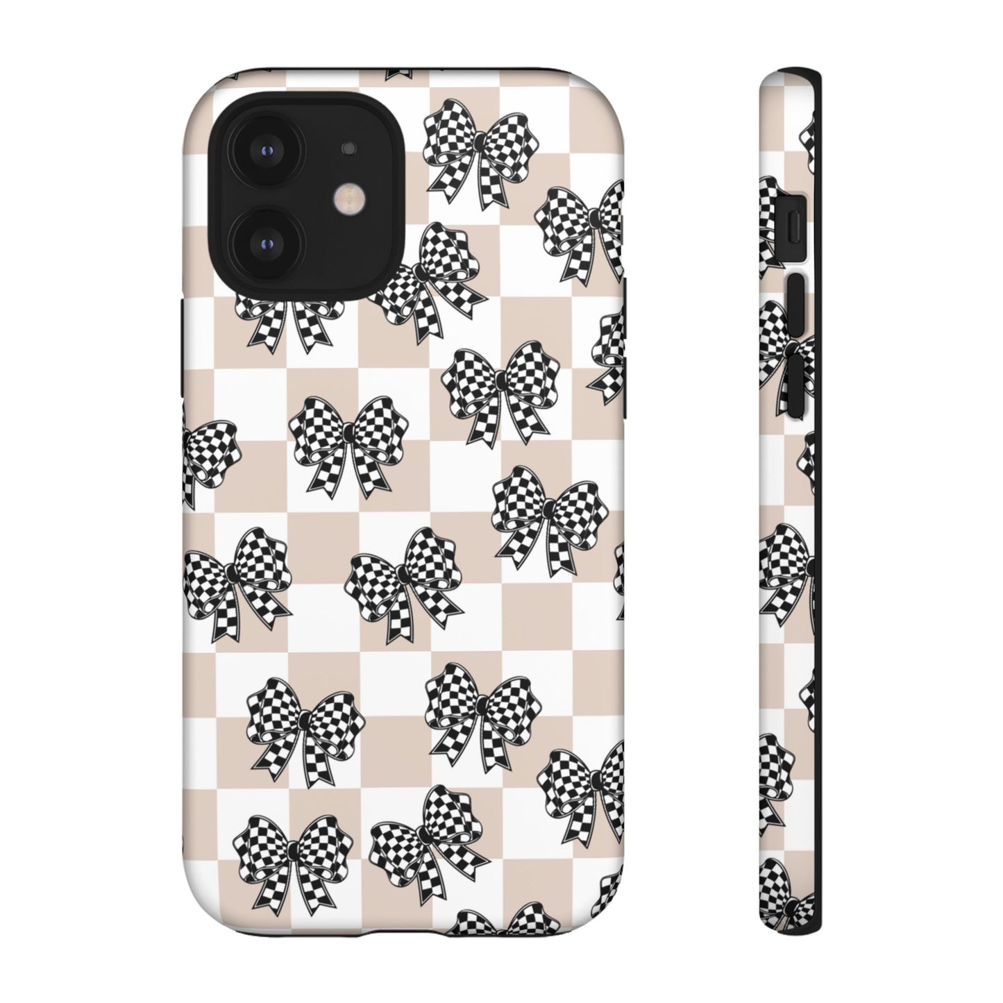 iPhone 16, Samsung S25, Google Pixel 9 Tough Phone Case, Coquette Retro Design All Models