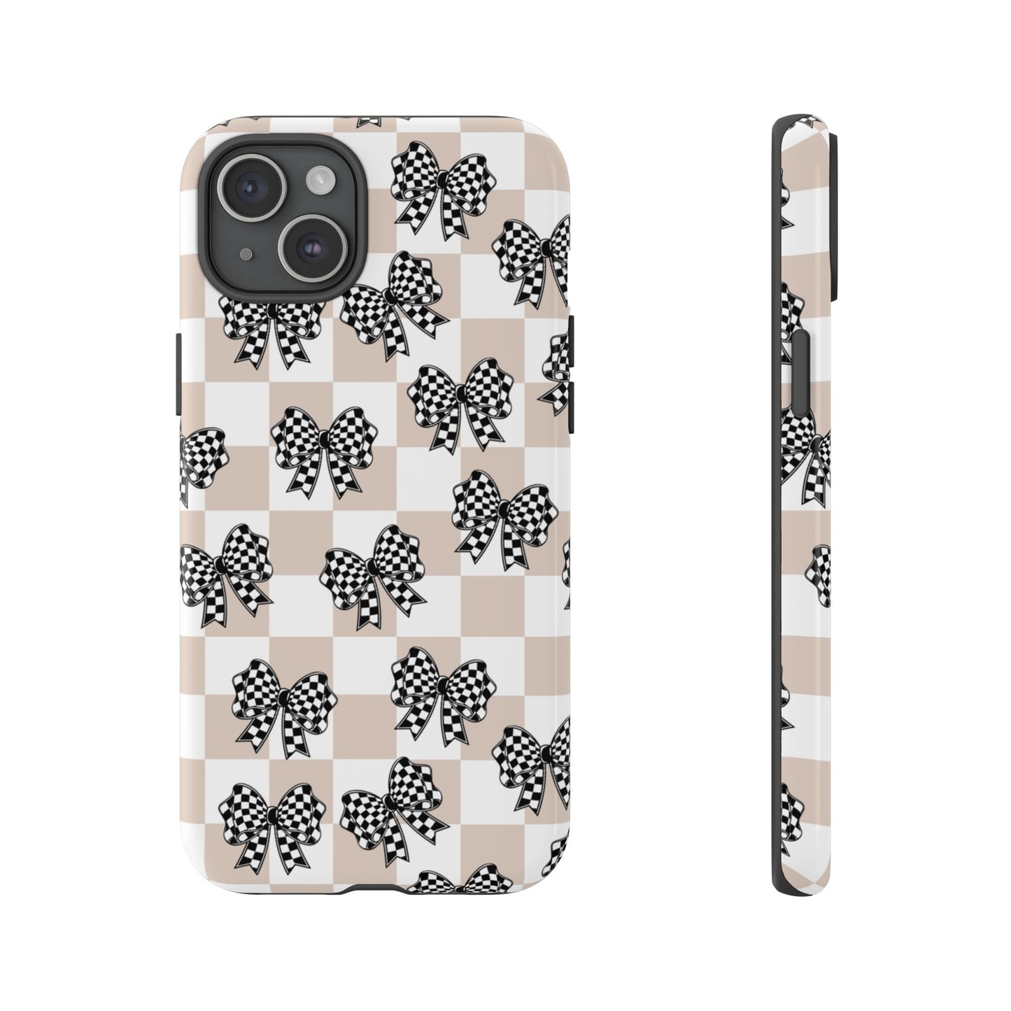 iPhone 16, Samsung S25, Google Pixel 9 Tough Phone Case, Coquette Retro Design All Models