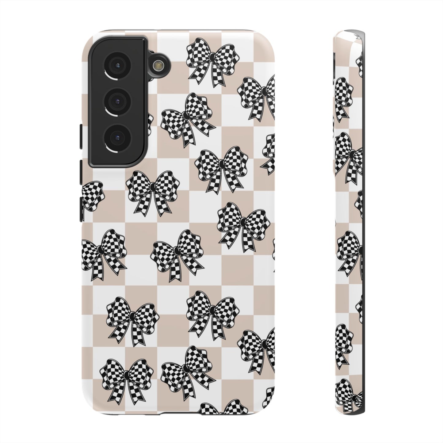 iPhone 16, Samsung S25, Google Pixel 9 Tough Phone Case, Coquette Retro Design All Models