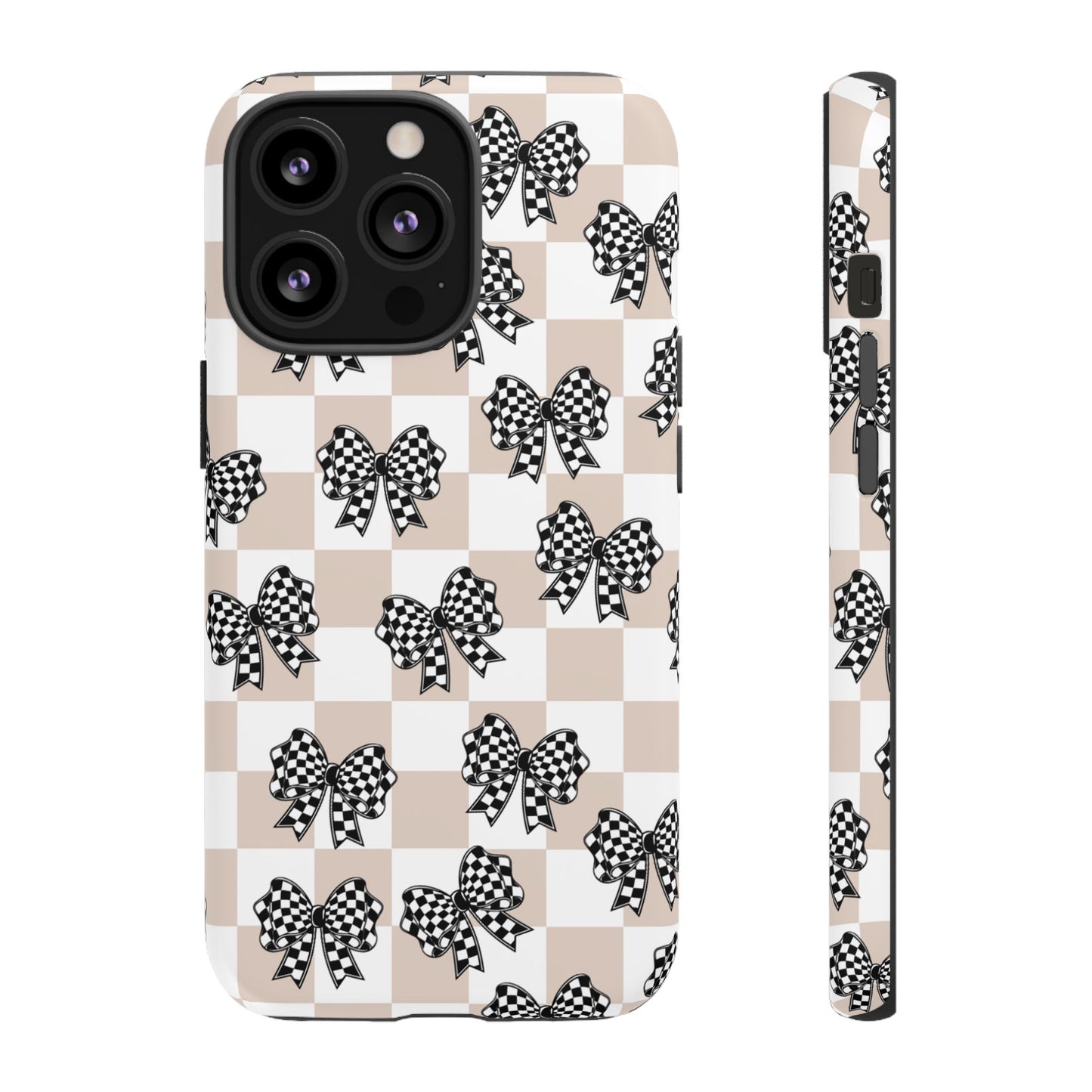 iPhone 16, Samsung S25, Google Pixel 9 Tough Phone Case, Coquette Retro Design All Models
