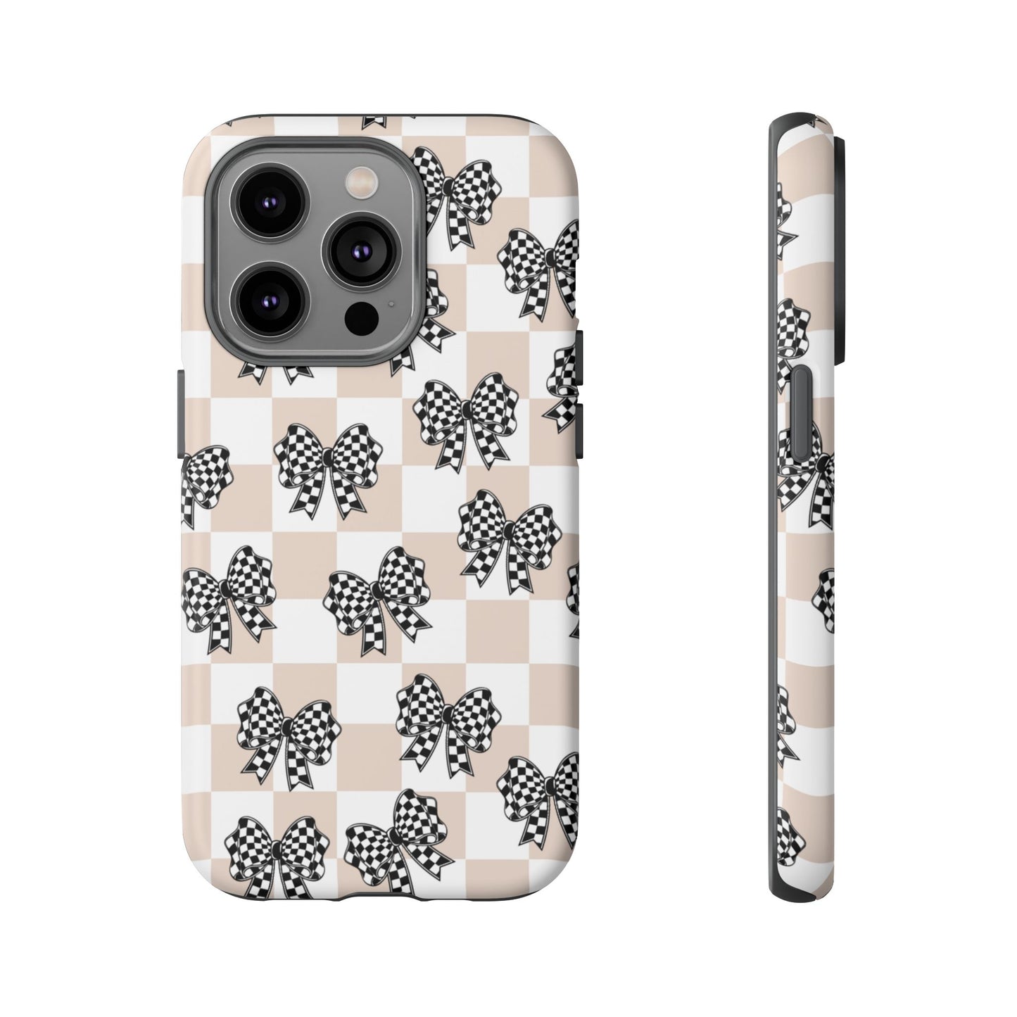 iPhone 16, Samsung S25, Google Pixel 9 Tough Phone Case, Coquette Retro Design All Models