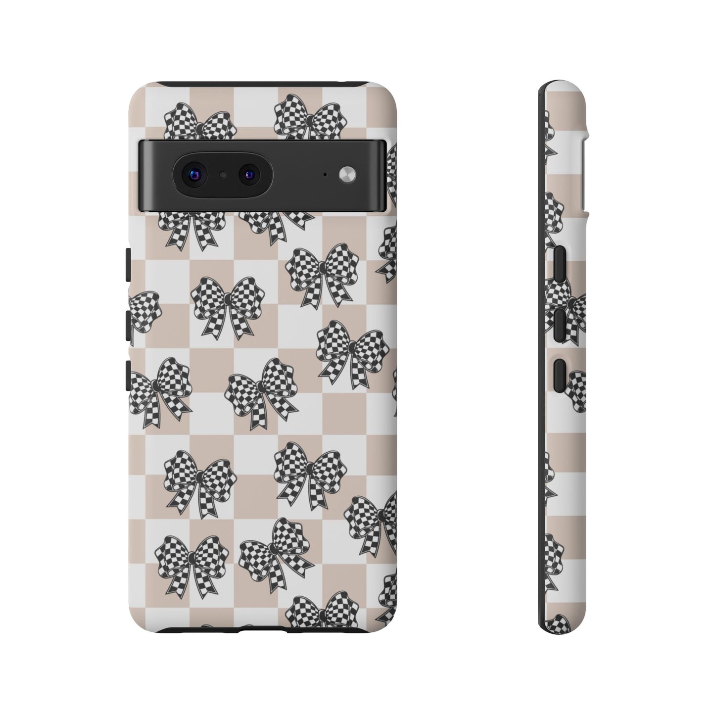iPhone 16, Samsung S25, Google Pixel 9 Tough Phone Case, Coquette Retro Design All Models
