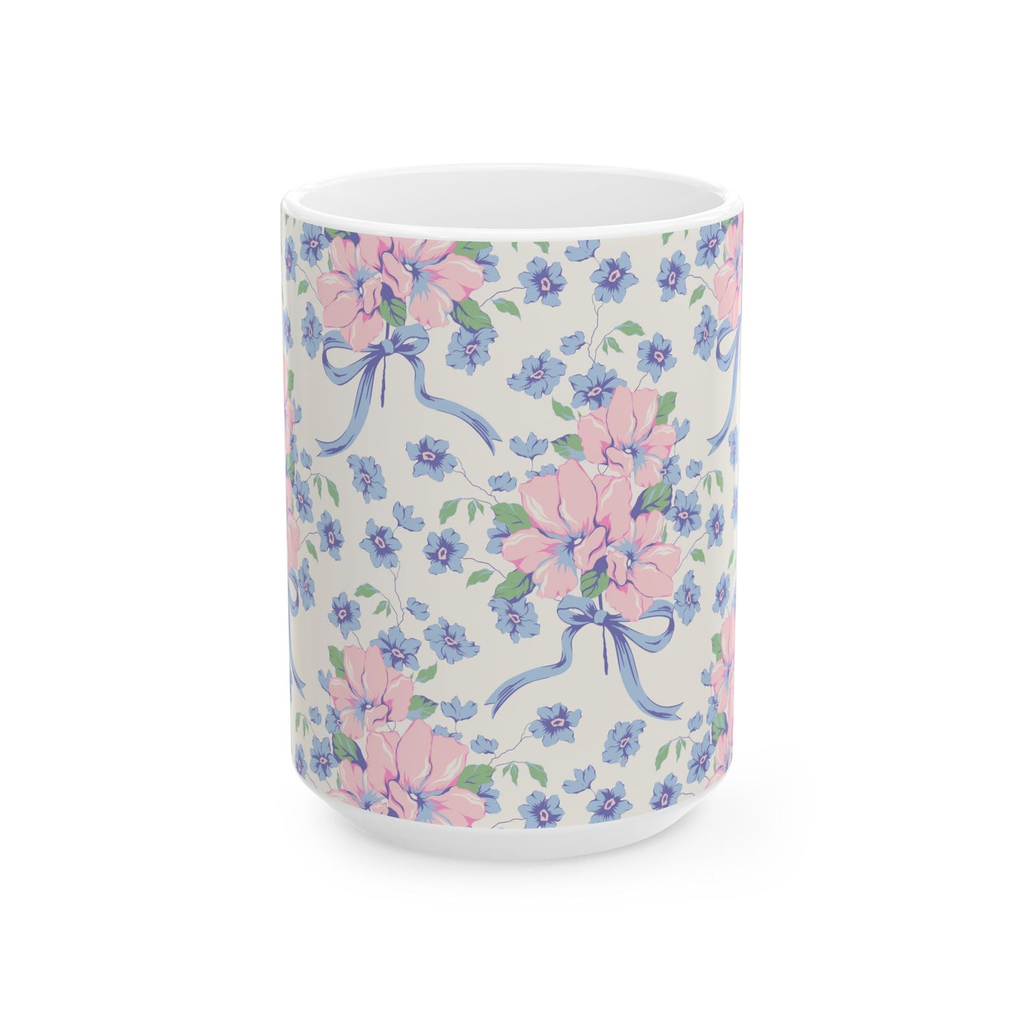 Coquette Floral Pastel Coffee Cup
