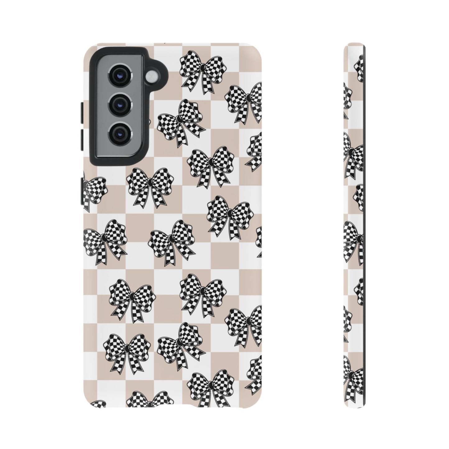 iPhone 16, Samsung S25, Google Pixel 9 Tough Phone Case, Coquette Retro Design All Models