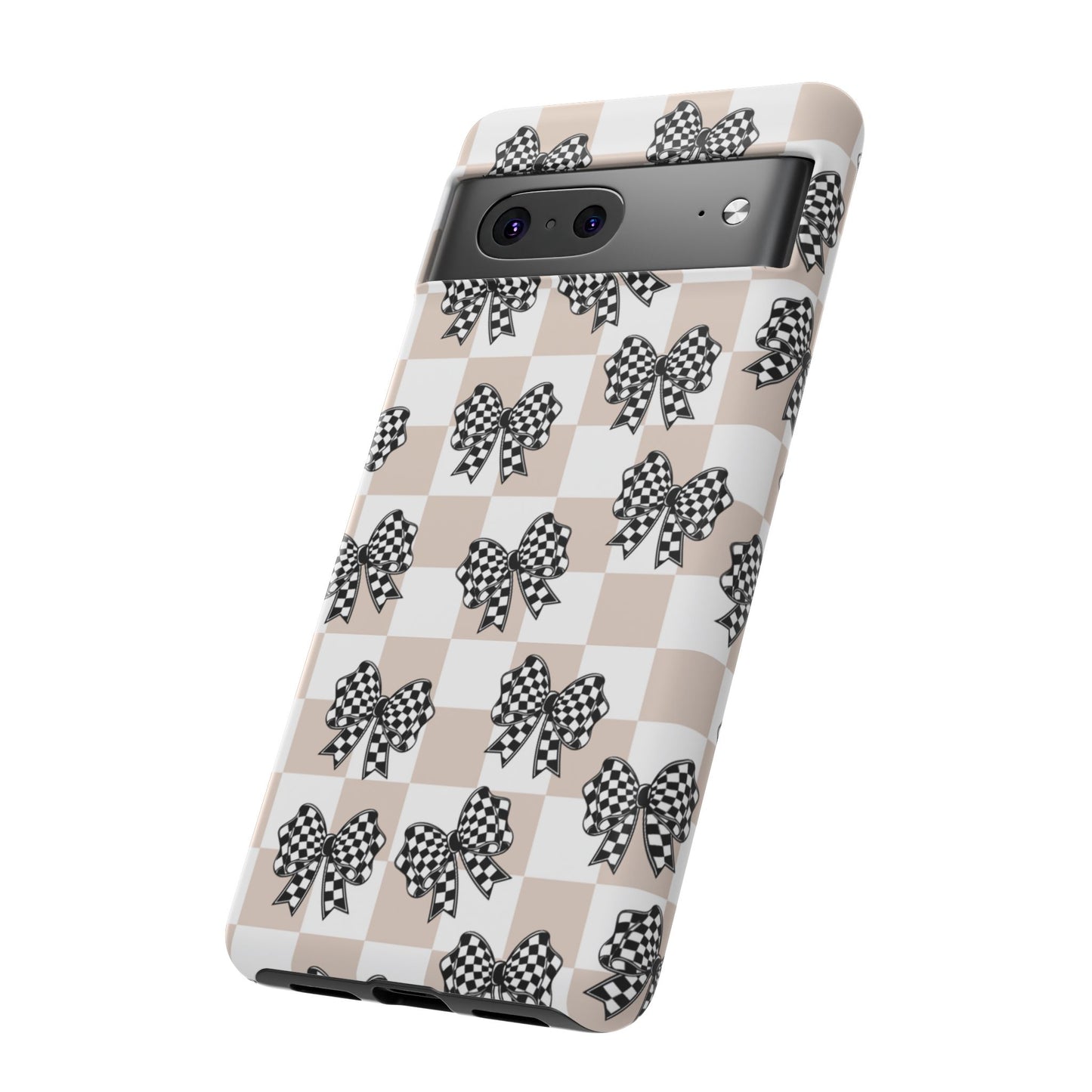 iPhone 16, Samsung S25, Google Pixel 9 Tough Phone Case, Coquette Retro Design All Models