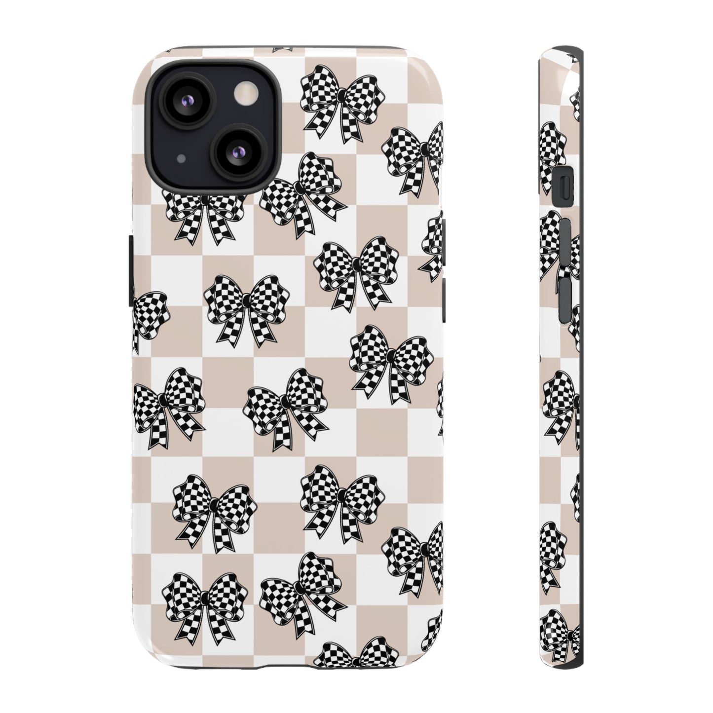 iPhone 16, Samsung S25, Google Pixel 9 Tough Phone Case, Coquette Retro Design All Models