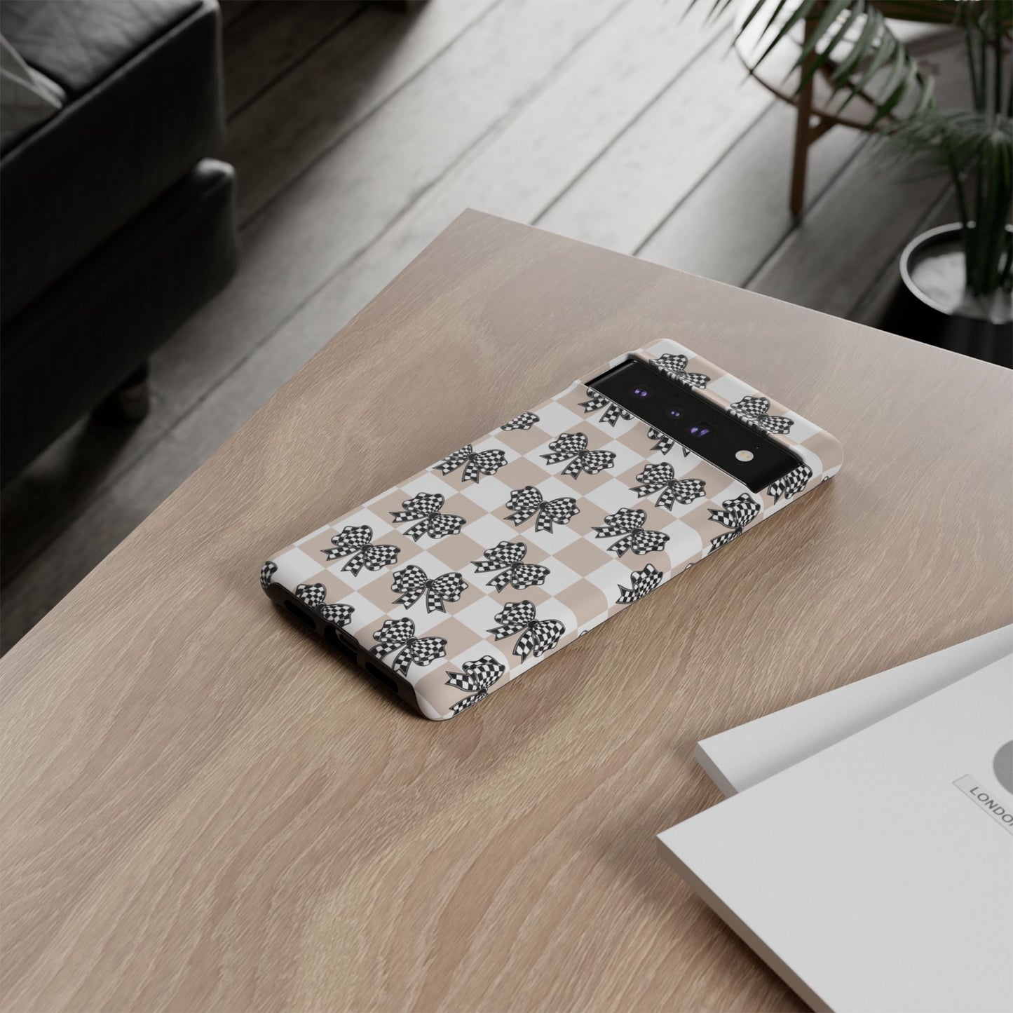 iPhone 16, Samsung S25, Google Pixel 9 Tough Phone Case, Coquette Retro Design All Models