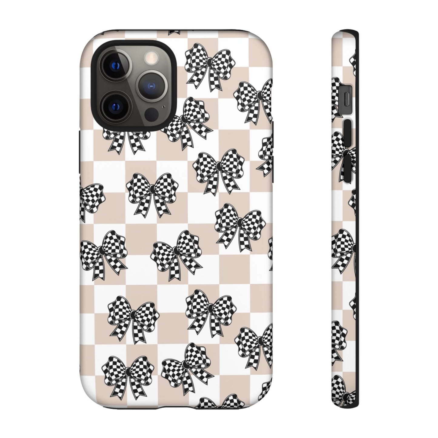 iPhone 16, Samsung S25, Google Pixel 9 Tough Phone Case, Coquette Retro Design All Models