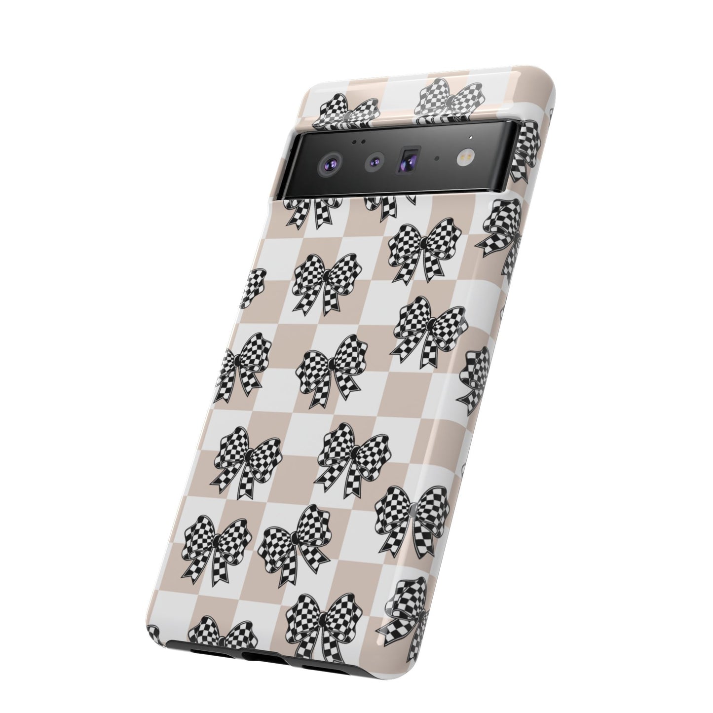 iPhone 16, Samsung S25, Google Pixel 9 Tough Phone Case, Coquette Retro Design All Models