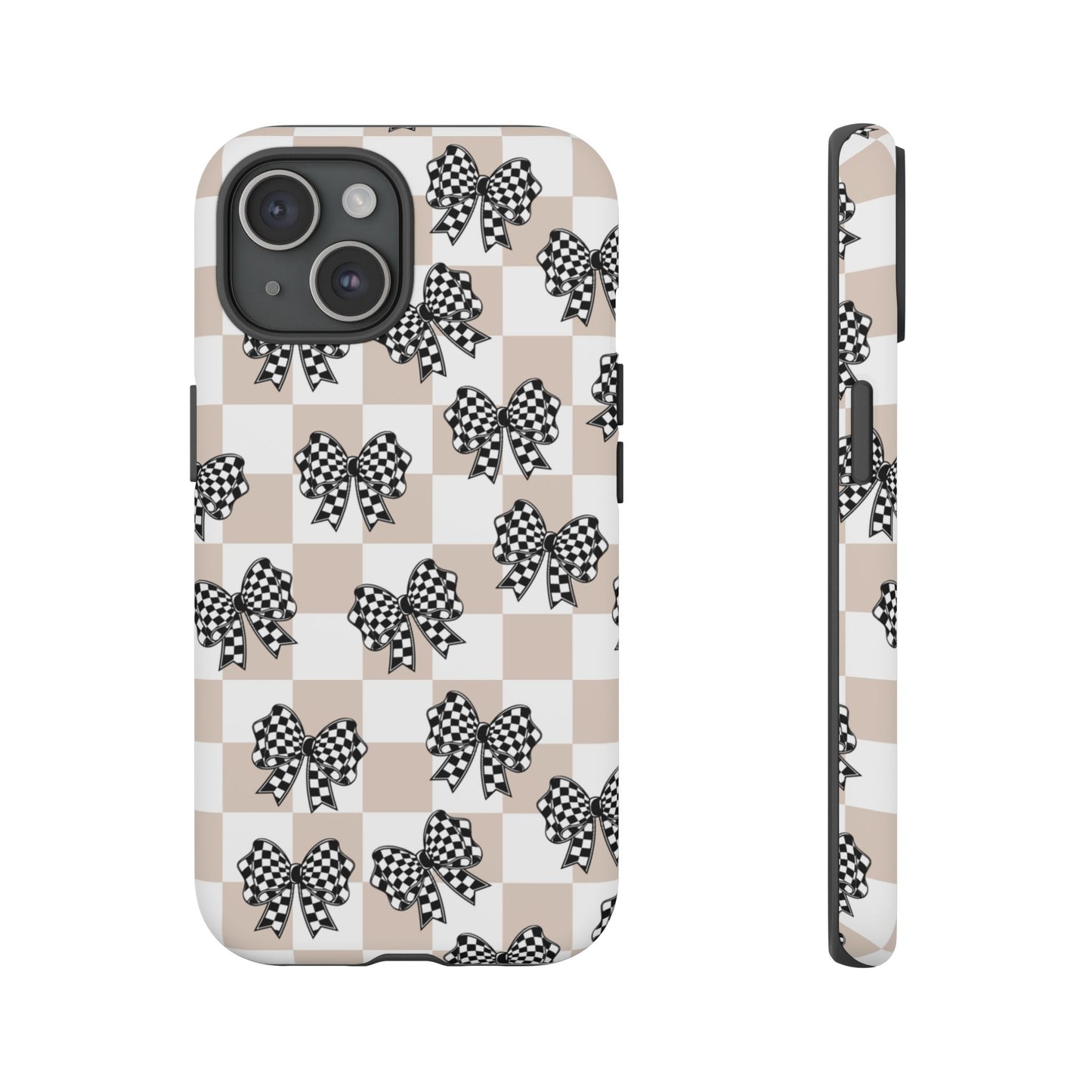 iPhone 16, Samsung S25, Google Pixel 9 Tough Phone Case, Coquette Retro Design All Models