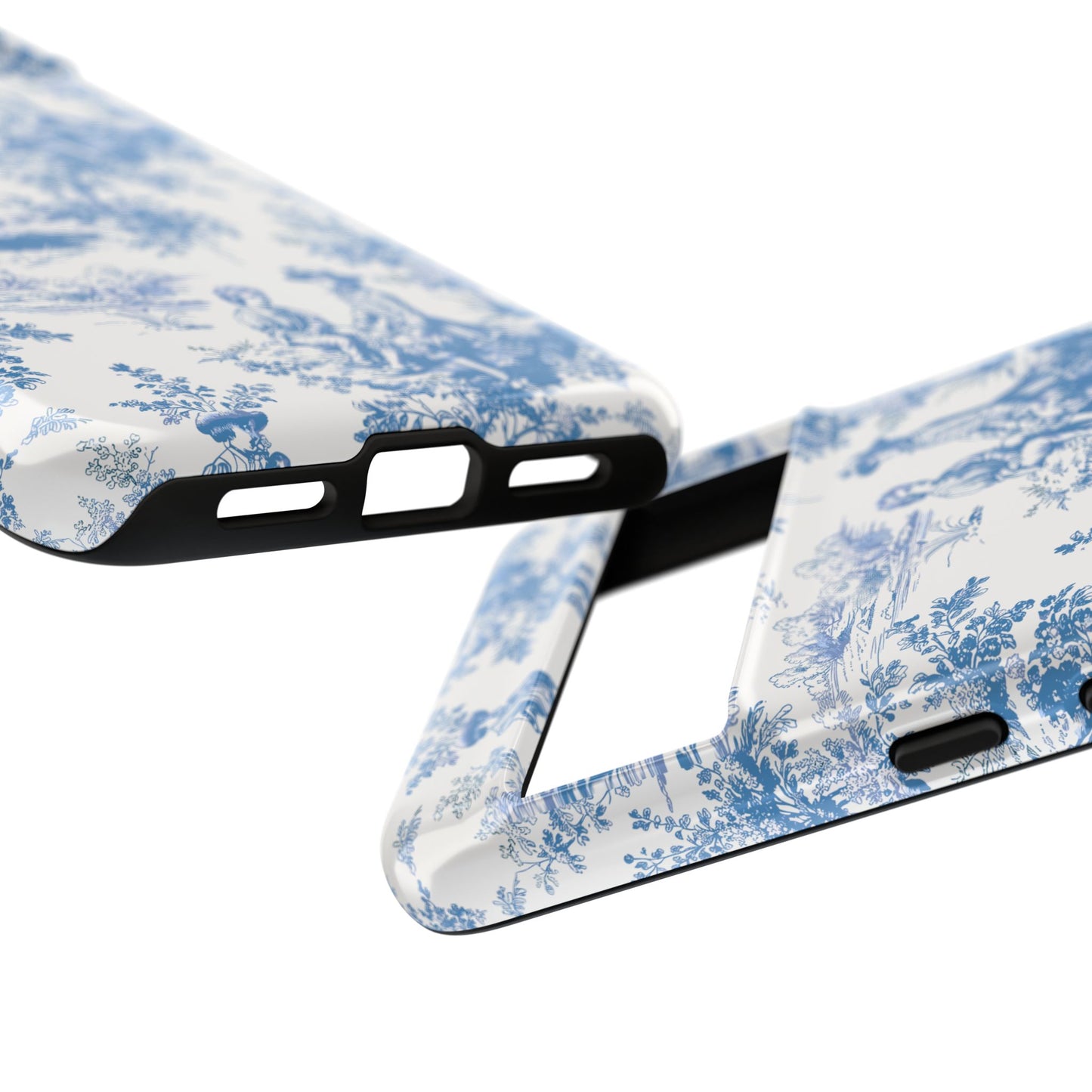Blue Toile Phone Case – Cover for iPhone, Samsung, Google Pixel