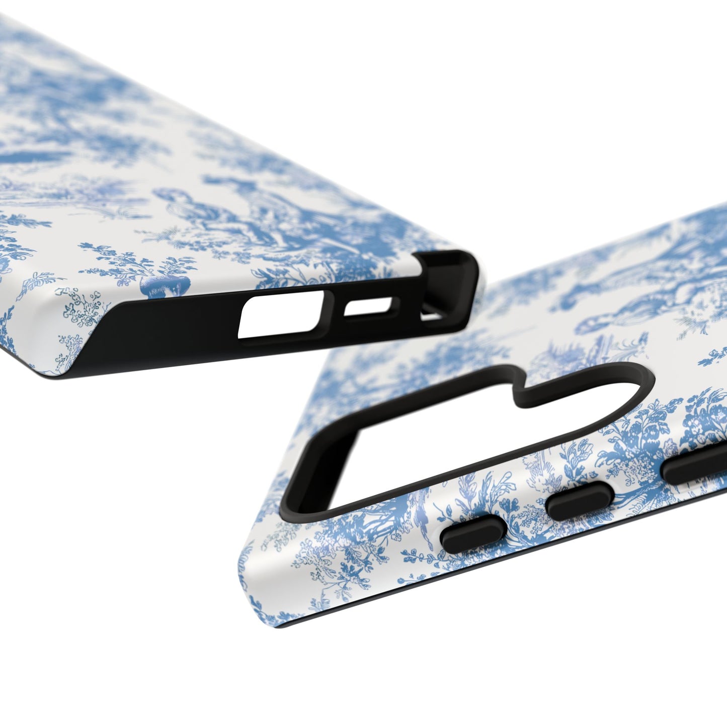 Blue Toile Phone Case – Cover for iPhone, Samsung, Google Pixel