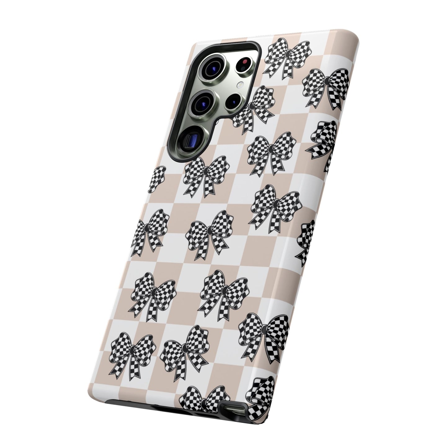 iPhone 16, Samsung S25, Google Pixel 9 Tough Phone Case, Coquette Retro Design All Models