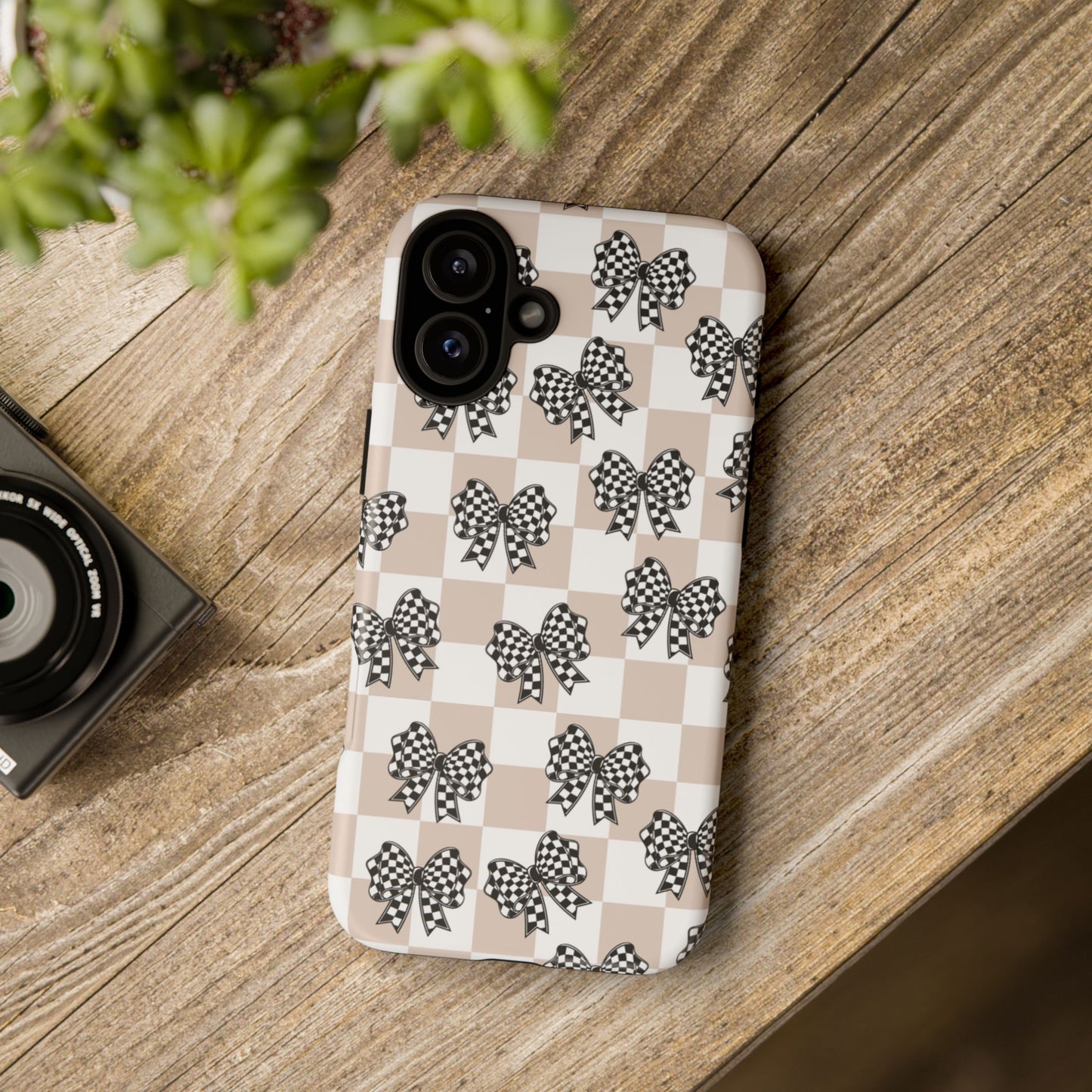 iPhone 16, Samsung S25, Google Pixel 9 Tough Phone Case, Coquette Retro Design All Models