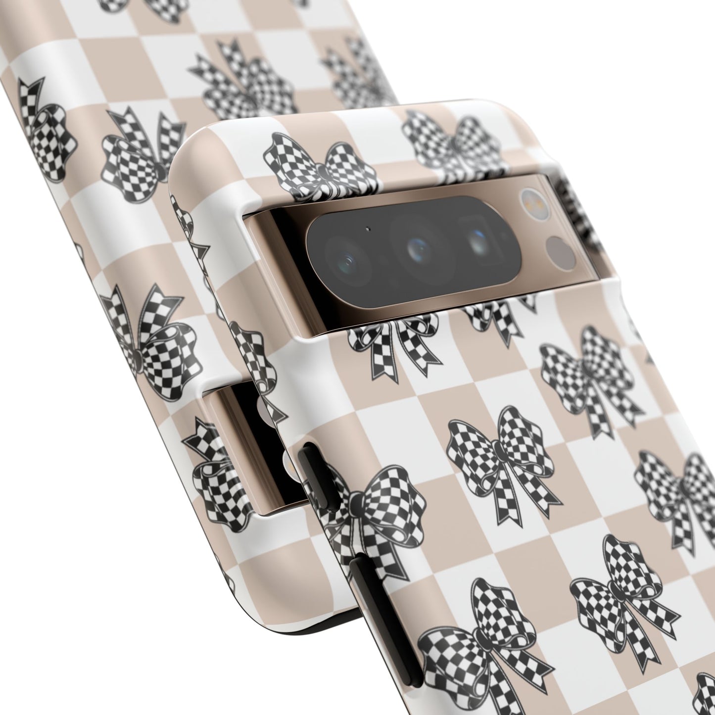iPhone 16, Samsung S25, Google Pixel 9 Tough Phone Case, Coquette Retro Design All Models