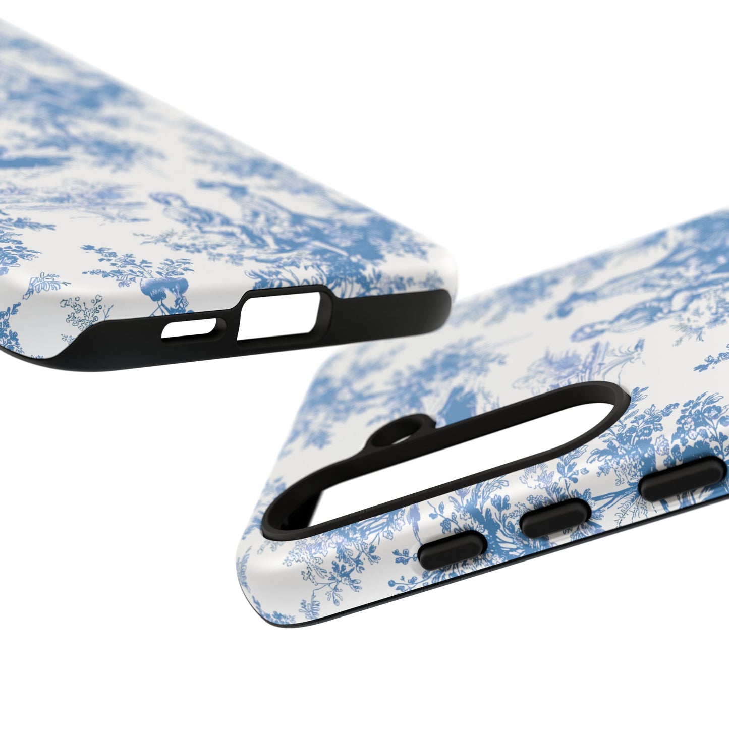 Blue Toile Phone Case – Cover for iPhone, Samsung, Google Pixel