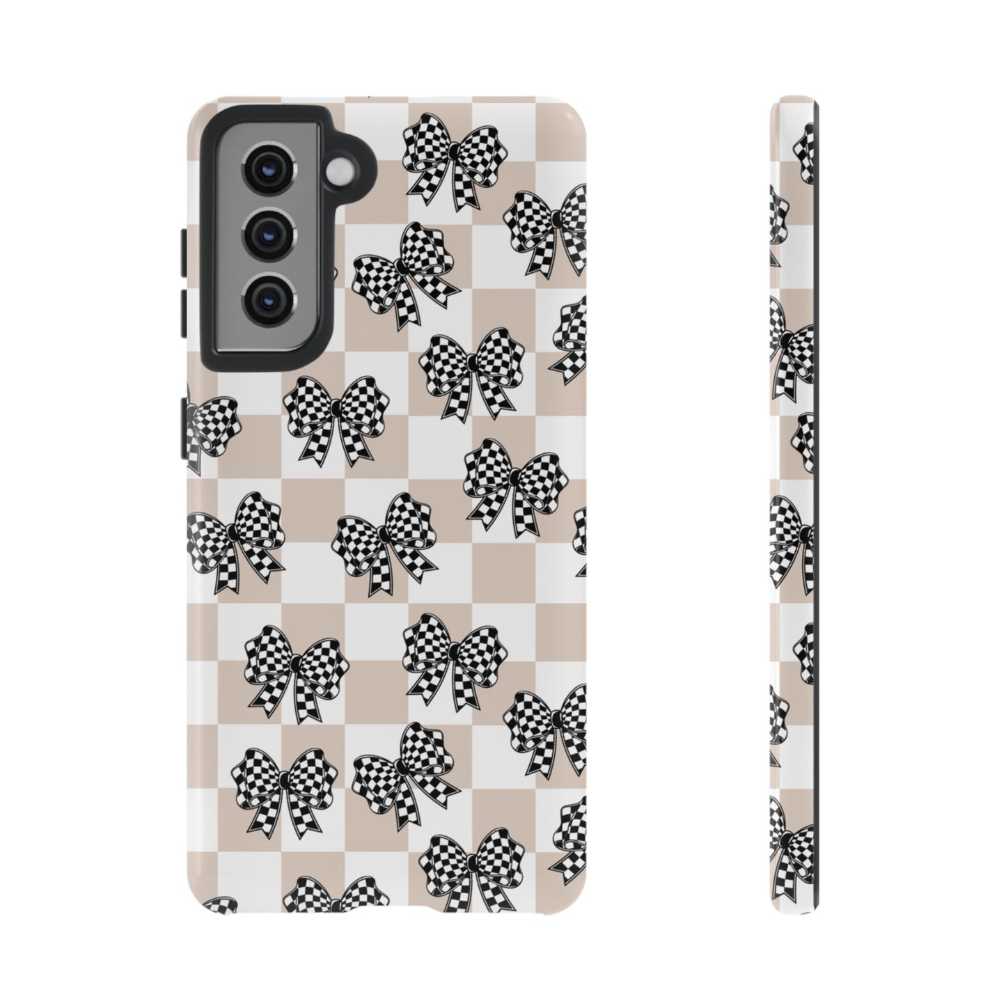 iPhone 16, Samsung S25, Google Pixel 9 Tough Phone Case, Coquette Retro Design All Models