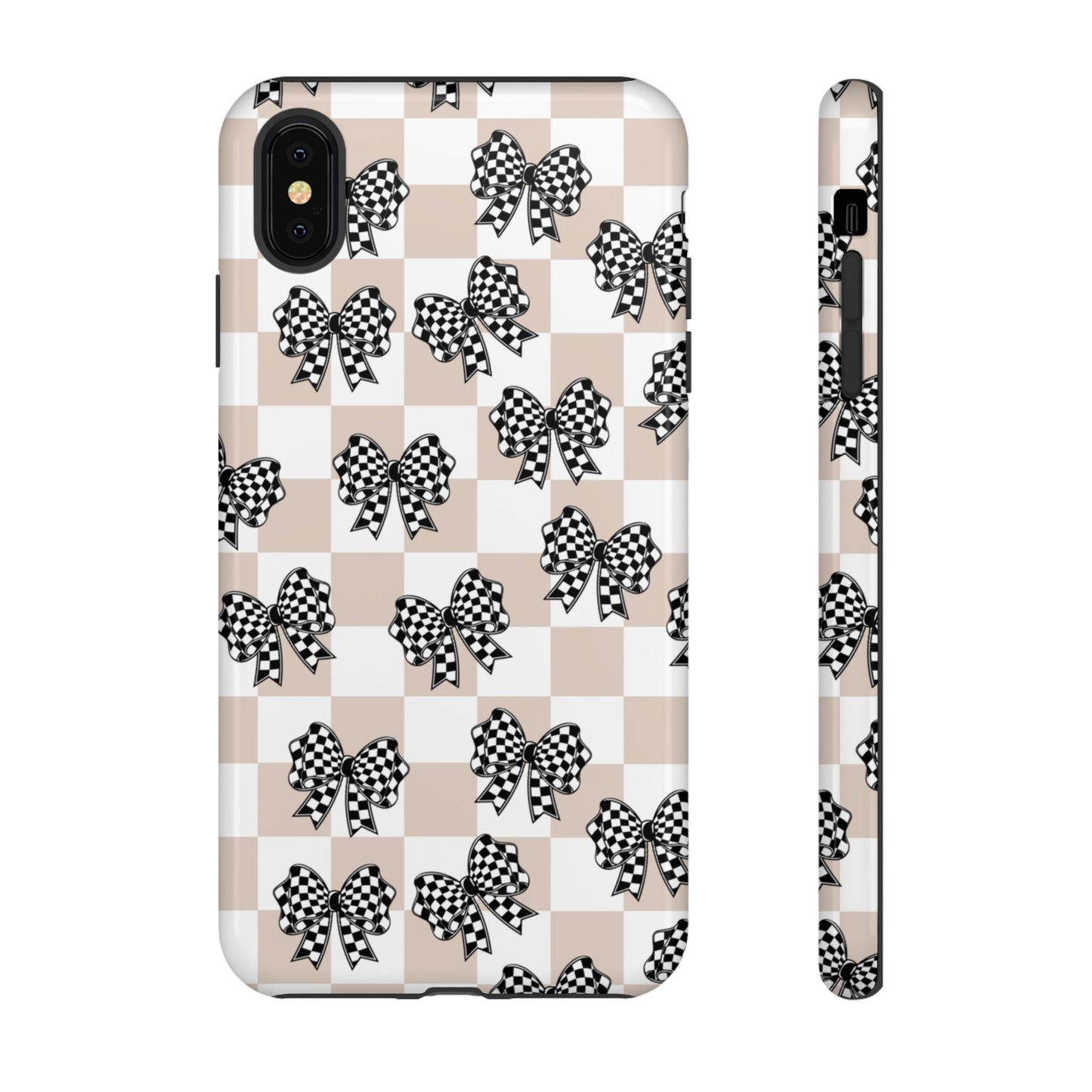 iPhone 16, Samsung S25, Google Pixel 9 Tough Phone Case, Coquette Retro Design All Models