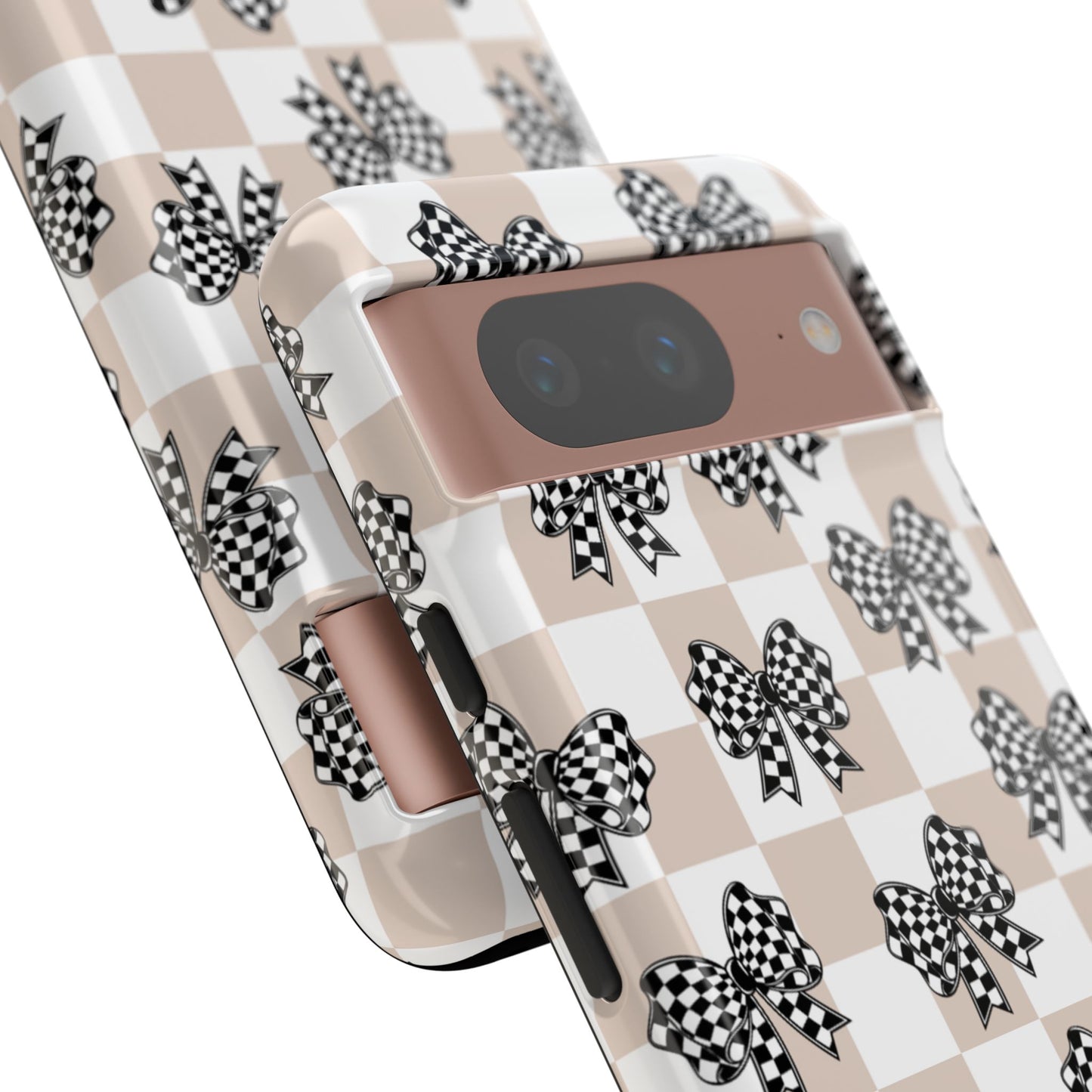 iPhone 16, Samsung S25, Google Pixel 9 Tough Phone Case, Coquette Retro Design All Models