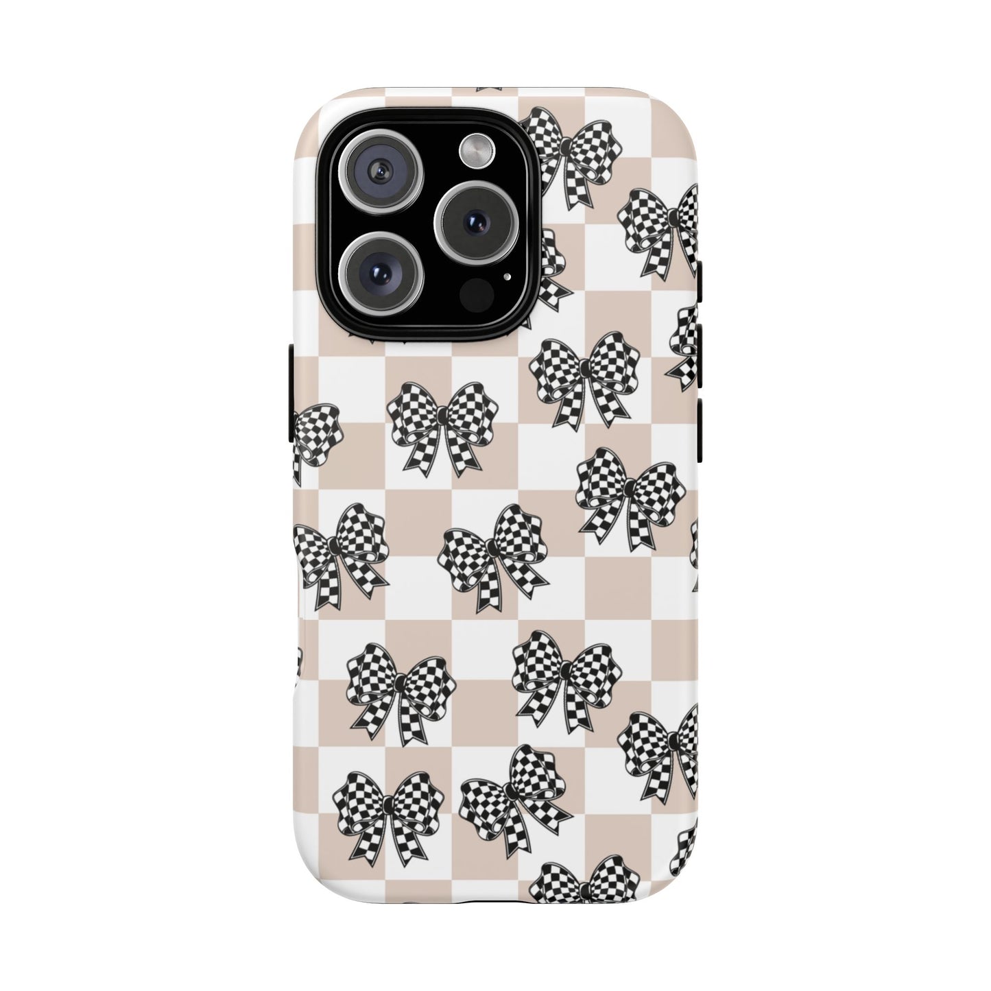 iPhone 16, Samsung S25, Google Pixel 9 Tough Phone Case, Coquette Retro Design All Models