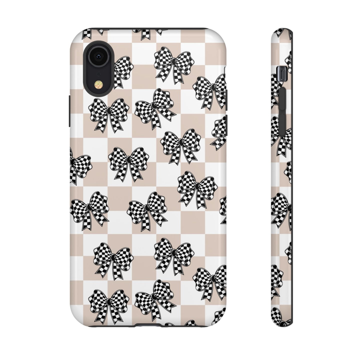 iPhone 16, Samsung S25, Google Pixel 9 Tough Phone Case, Coquette Retro Design All Models