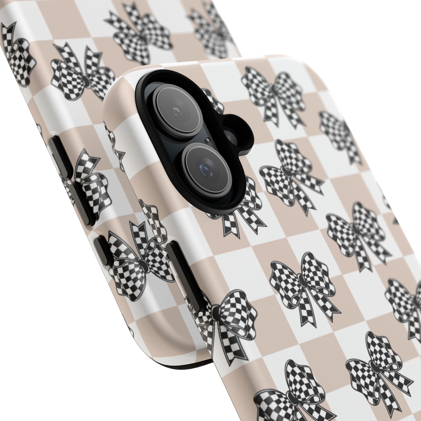 iPhone 16, Samsung S25, Google Pixel 9 Tough Phone Case, Coquette Retro Design All Models