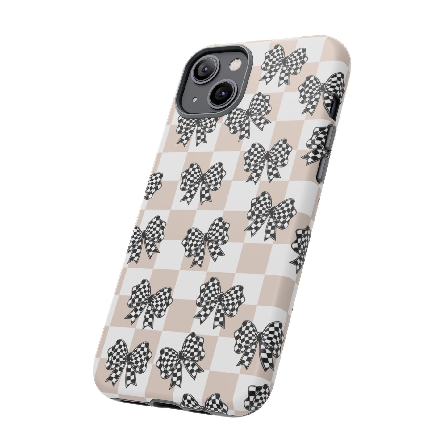 iPhone 16, Samsung S25, Google Pixel 9 Tough Phone Case, Coquette Retro Design All Models