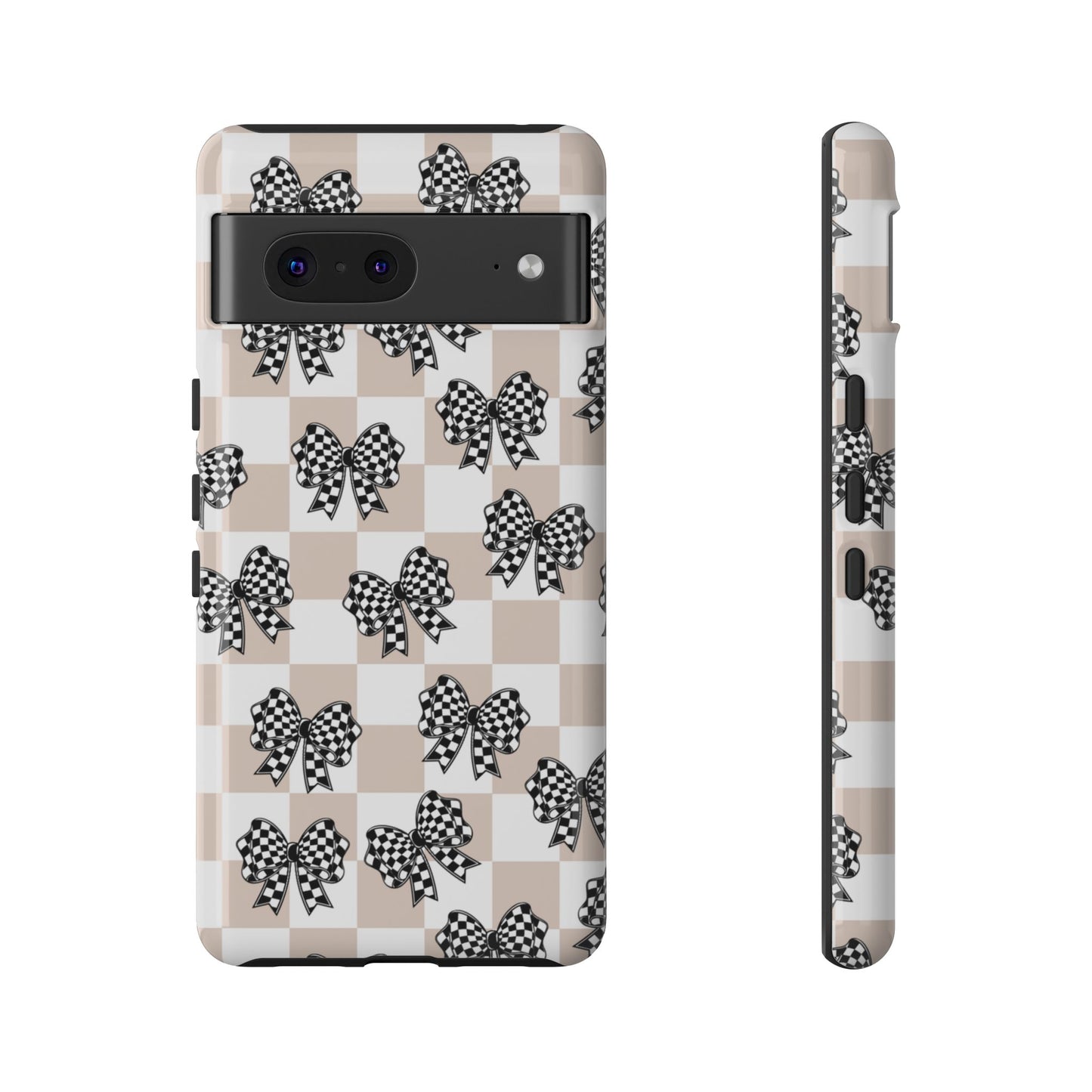 iPhone 16, Samsung S25, Google Pixel 9 Tough Phone Case, Coquette Retro Design All Models