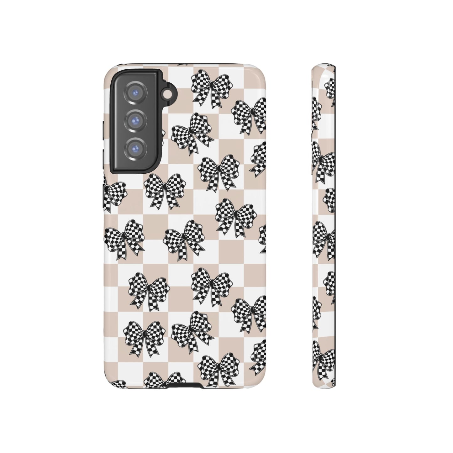 iPhone 16, Samsung S25, Google Pixel 9 Tough Phone Case, Coquette Retro Design All Models