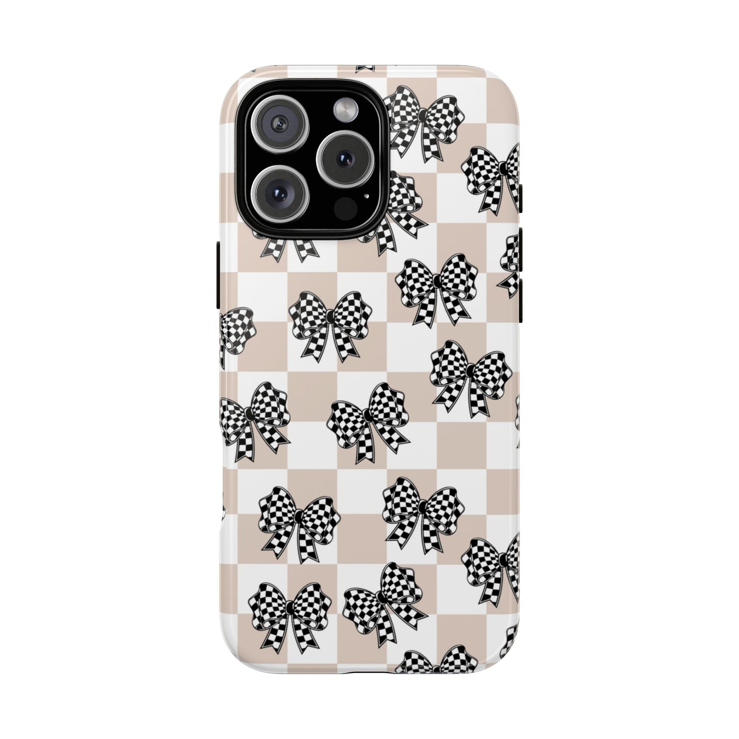 iPhone 16, Samsung S25, Google Pixel 9 Tough Phone Case, Coquette Retro Design All Models