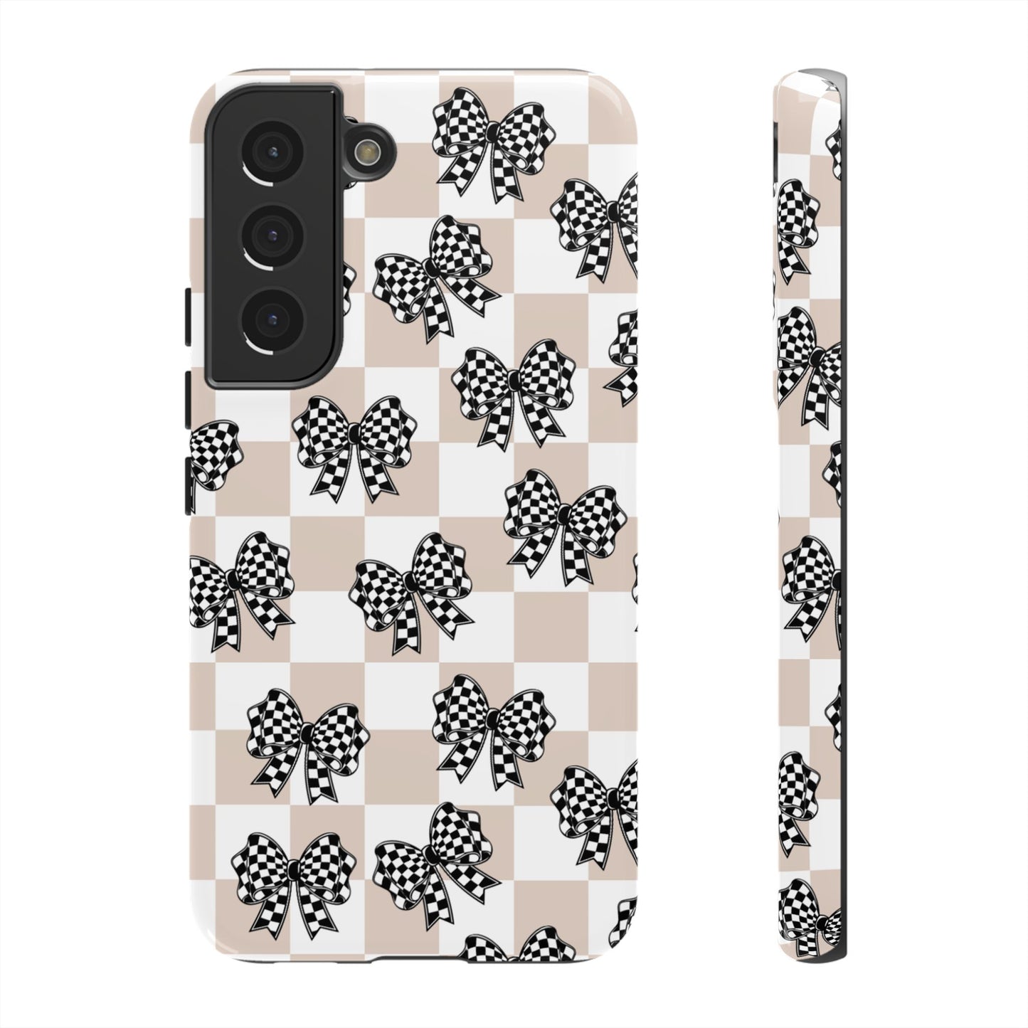 iPhone 16, Samsung S25, Google Pixel 9 Tough Phone Case, Coquette Retro Design All Models