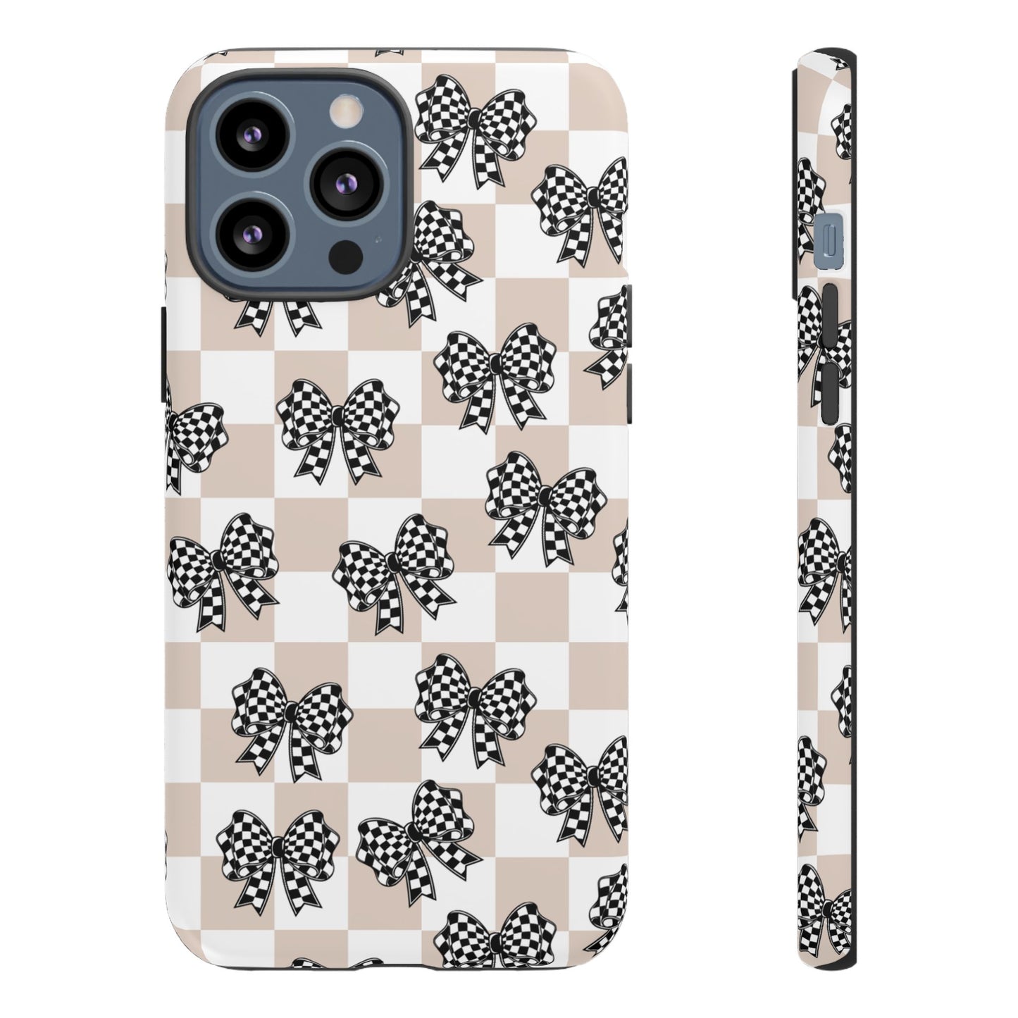 iPhone 16, Samsung S25, Google Pixel 9 Tough Phone Case, Coquette Retro Design All Models