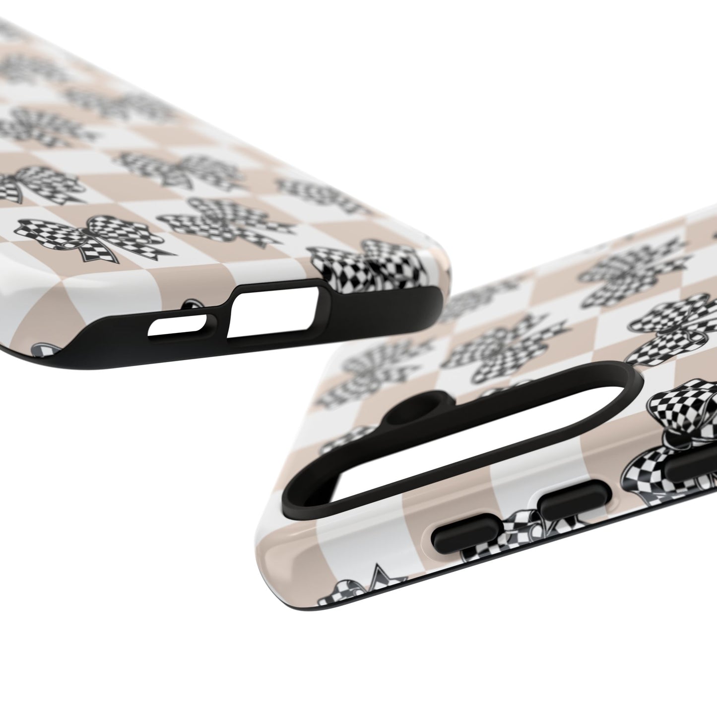 iPhone 16, Samsung S25, Google Pixel 9 Tough Phone Case, Coquette Retro Design All Models