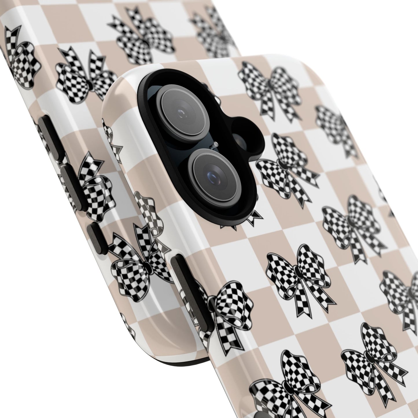 iPhone 16, Samsung S25, Google Pixel 9 Tough Phone Case, Coquette Retro Design All Models