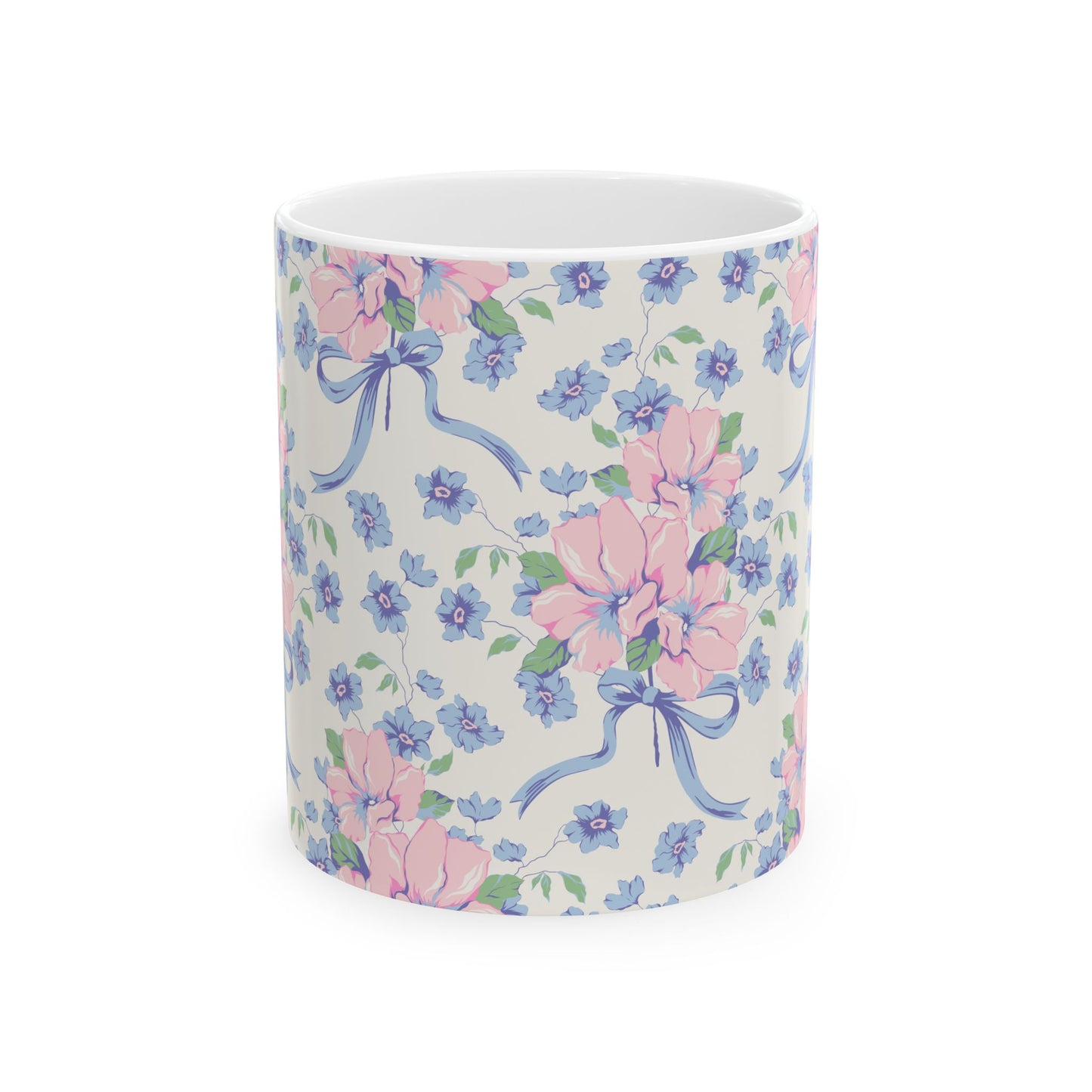 Coquette Floral Pastel Coffee Cup