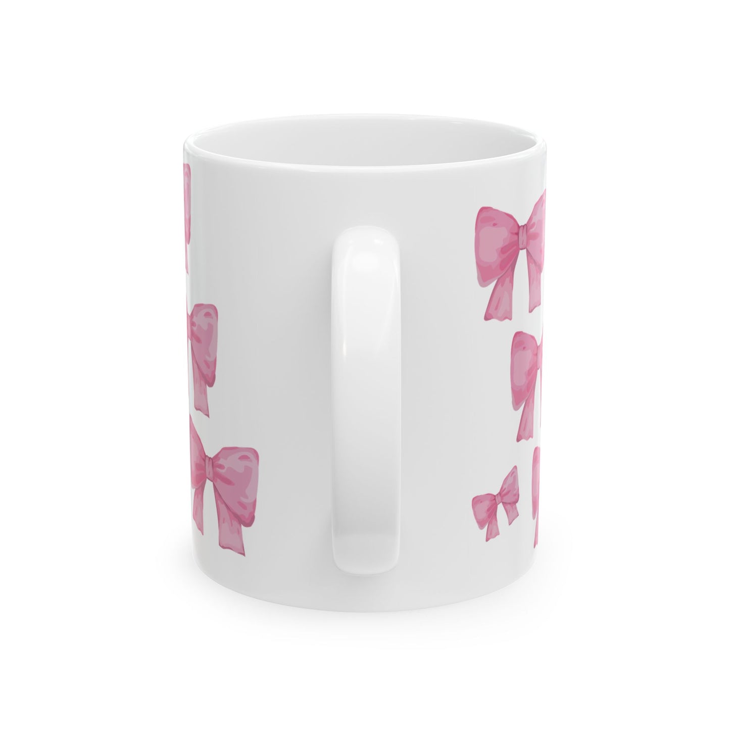 Pink Bow Coffee Cup – Coquette Aesthetic Mug