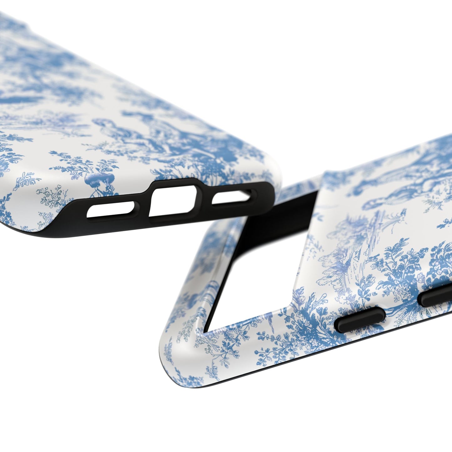 Blue Toile Phone Case –  Cover for iPhone, Samsung, Google Pixel