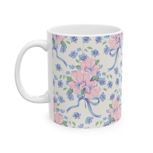 Coquette Floral Pastel Coffee Cup